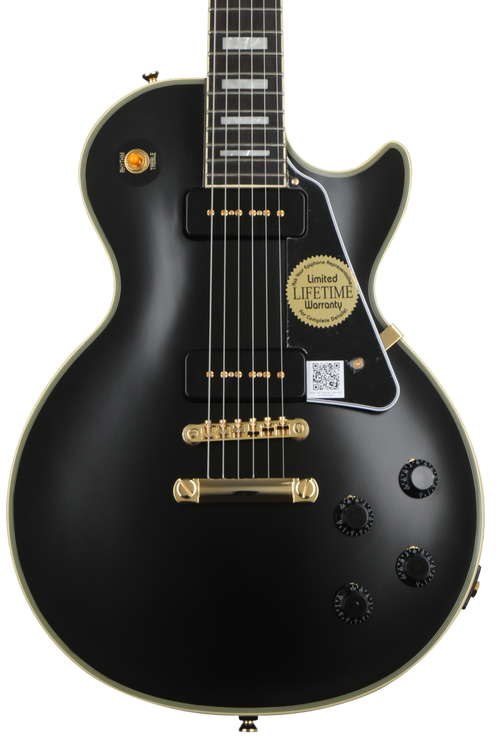 Epiphone Inspired by 1955 Les Paul Custom Outfit - Ebony | Sweetwater