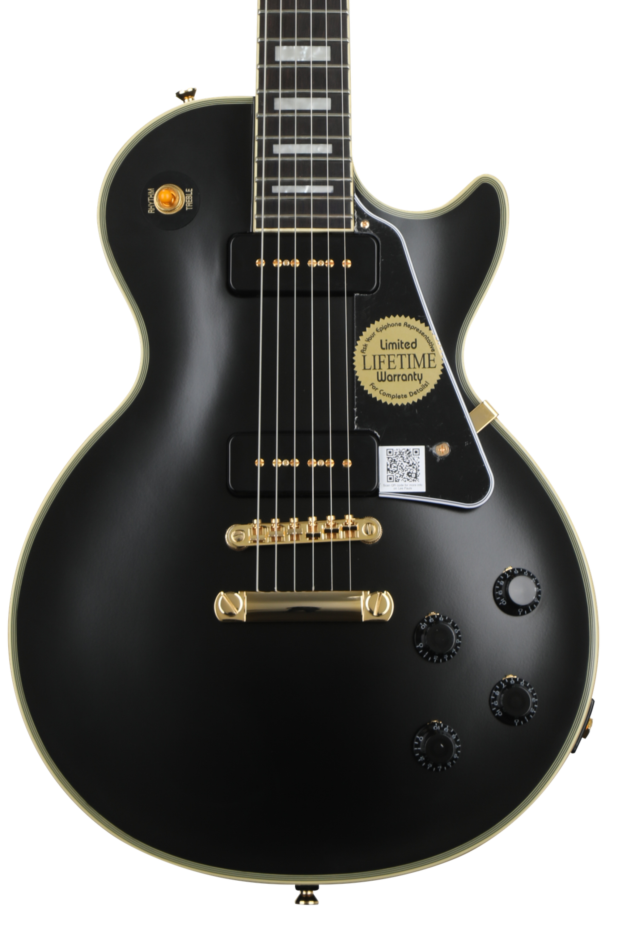 Epiphone Inspired by 1955 Les Paul Custom Outfit - Ebony | Sweetwater