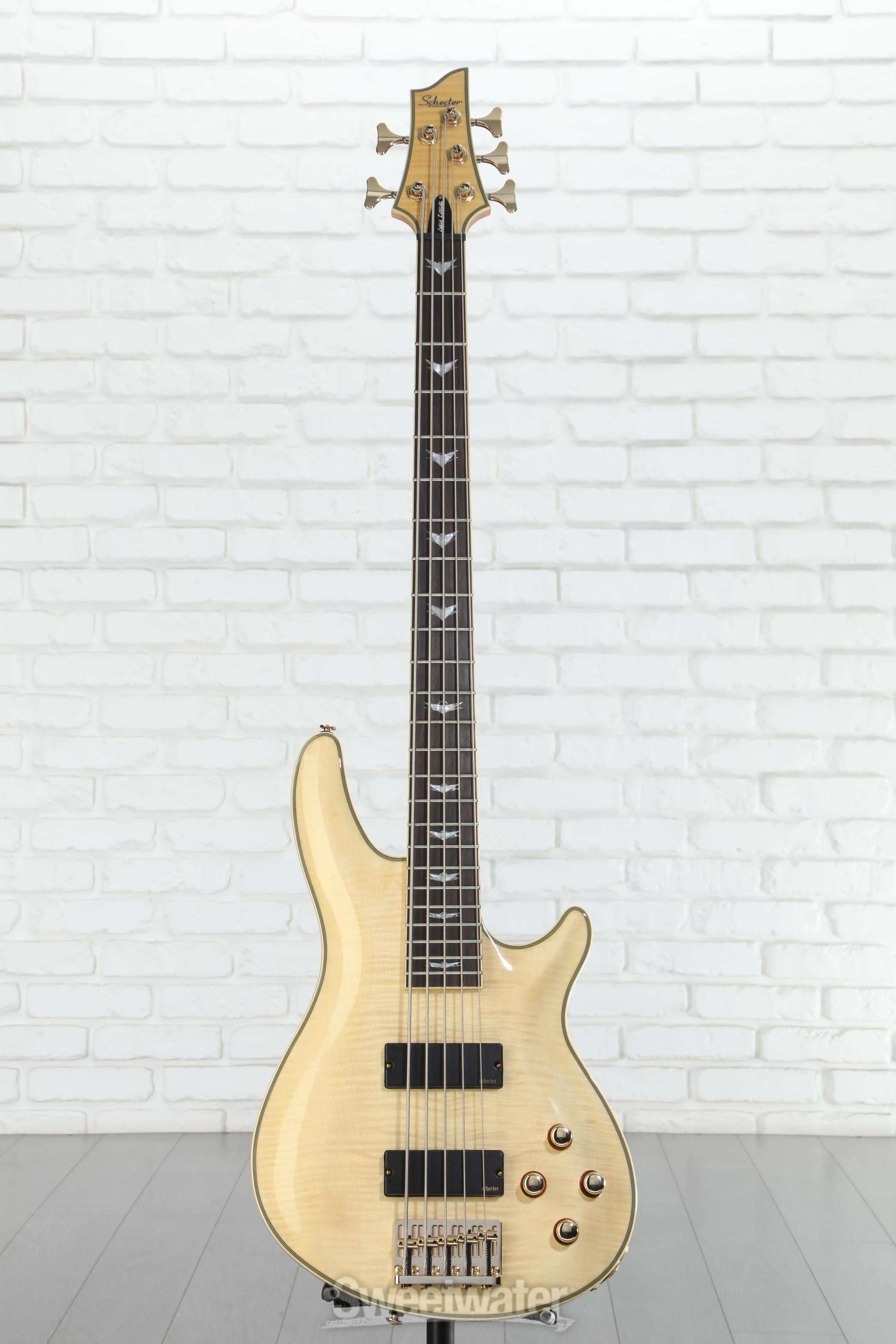 シェクター Diamond Series Omen Extreme-5 Schecter Omen Extreme-5 Bass Guitar - Natural | Sweetwater