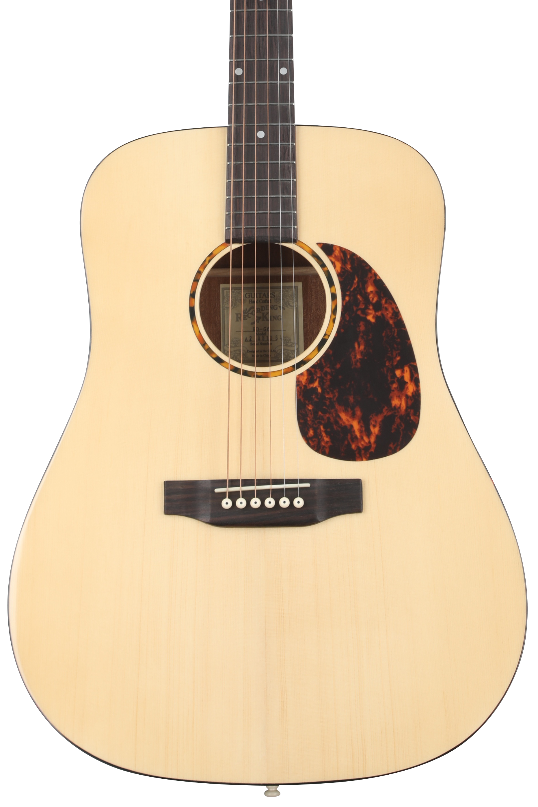 Recording King RD-G6 Dreadnought Acoustic Guitar - Natural 