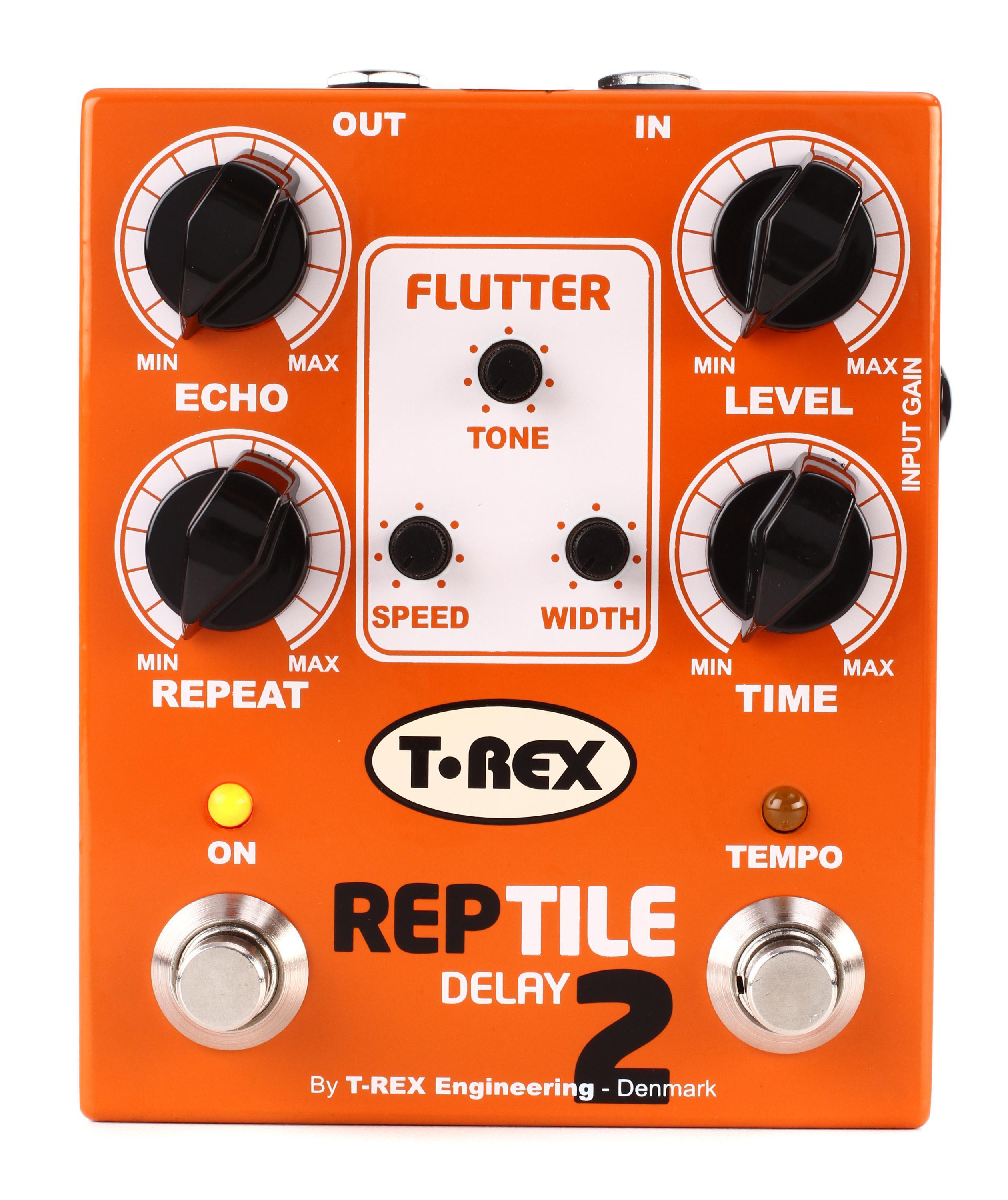 T-Rex Reptile 2 Tape-style Delay Pedal with Tap Tempo