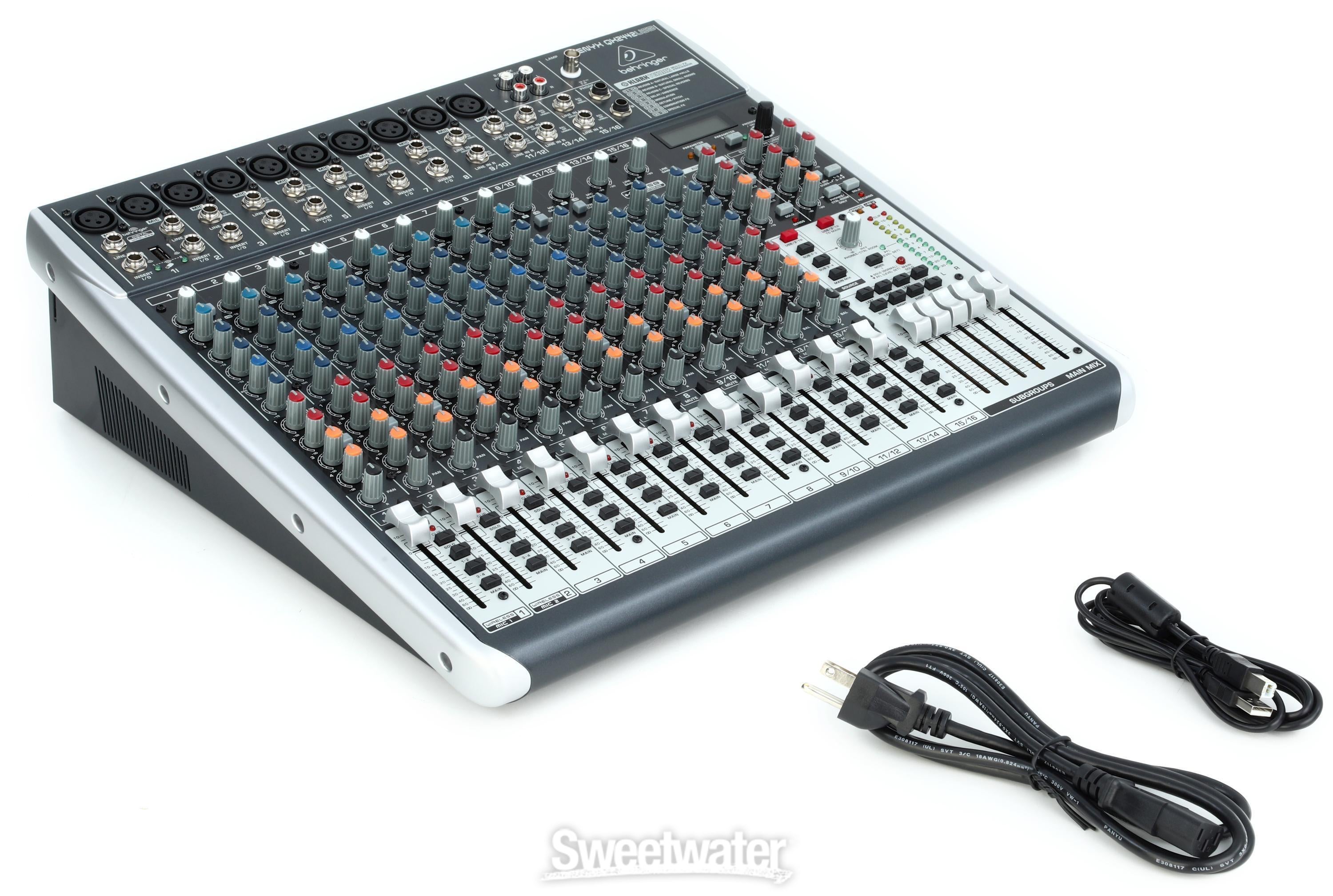 Behringer Xenyx QX2442USB Mixer with USB and Effects | Sweetwater