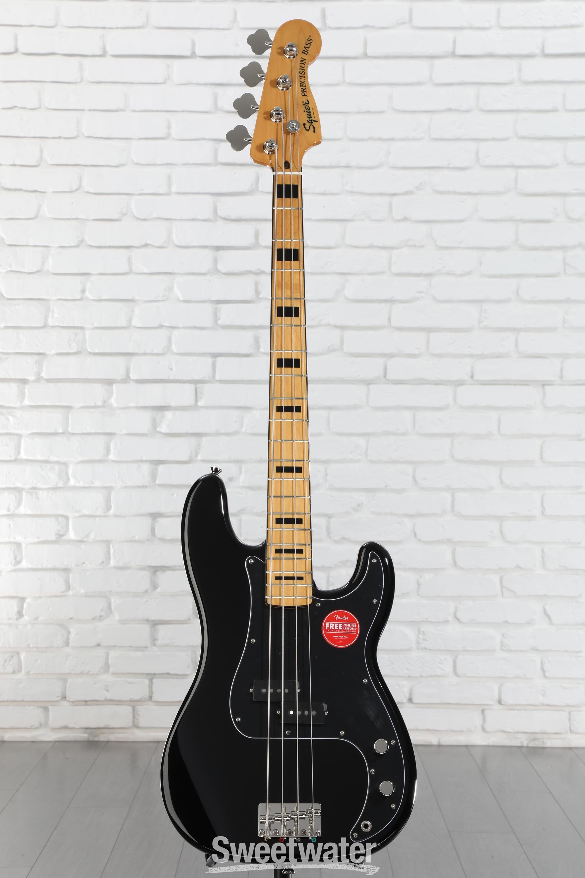 Squier Classic Vibe ‘70s Precision Bass Squier Classic Vibe '70s Precision Bass - Black | Sweetwater