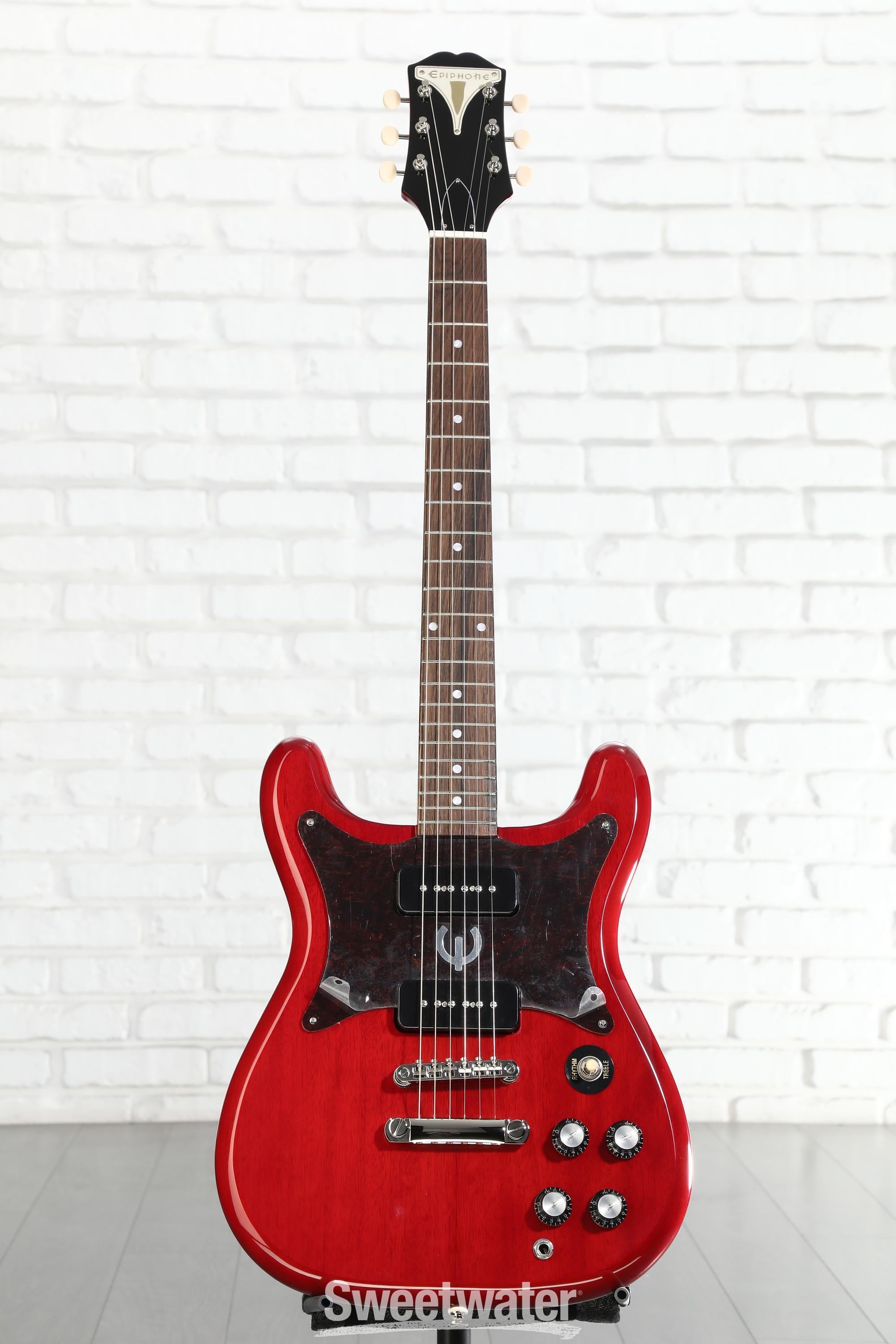 Epiphone Wilshire P-90s Electric Guitar - Cherry | Sweetwater