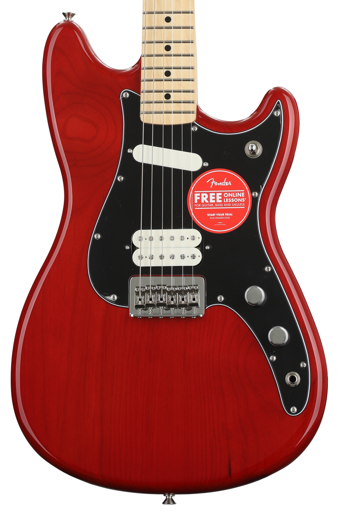 ギター Fender duo-sonic HS Fender Player Duo-Sonic HS - Crimson Red Transparent | Sweetwater