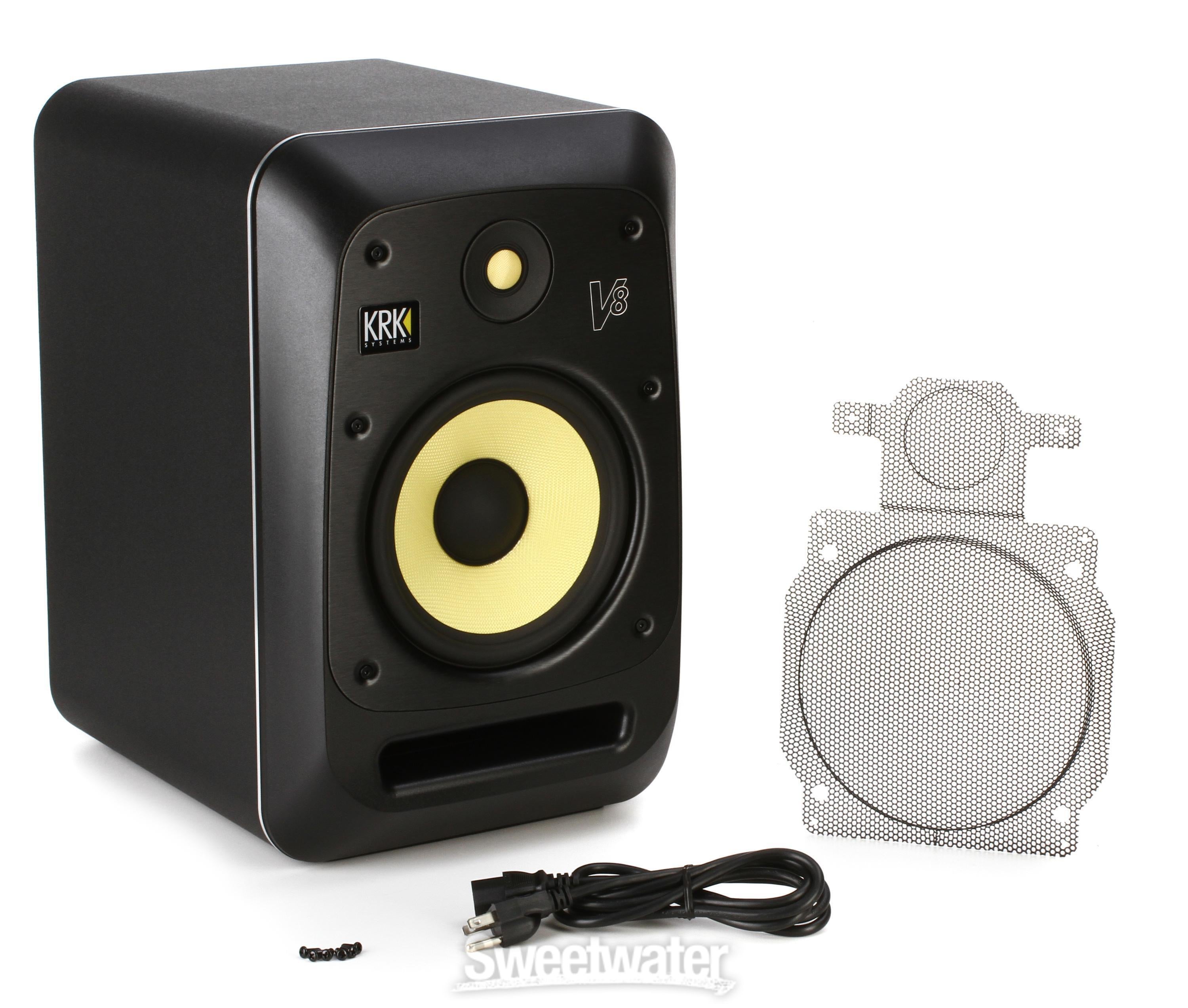 KRK V8 S4 8 inch Powered Studio Monitor | Sweetwater