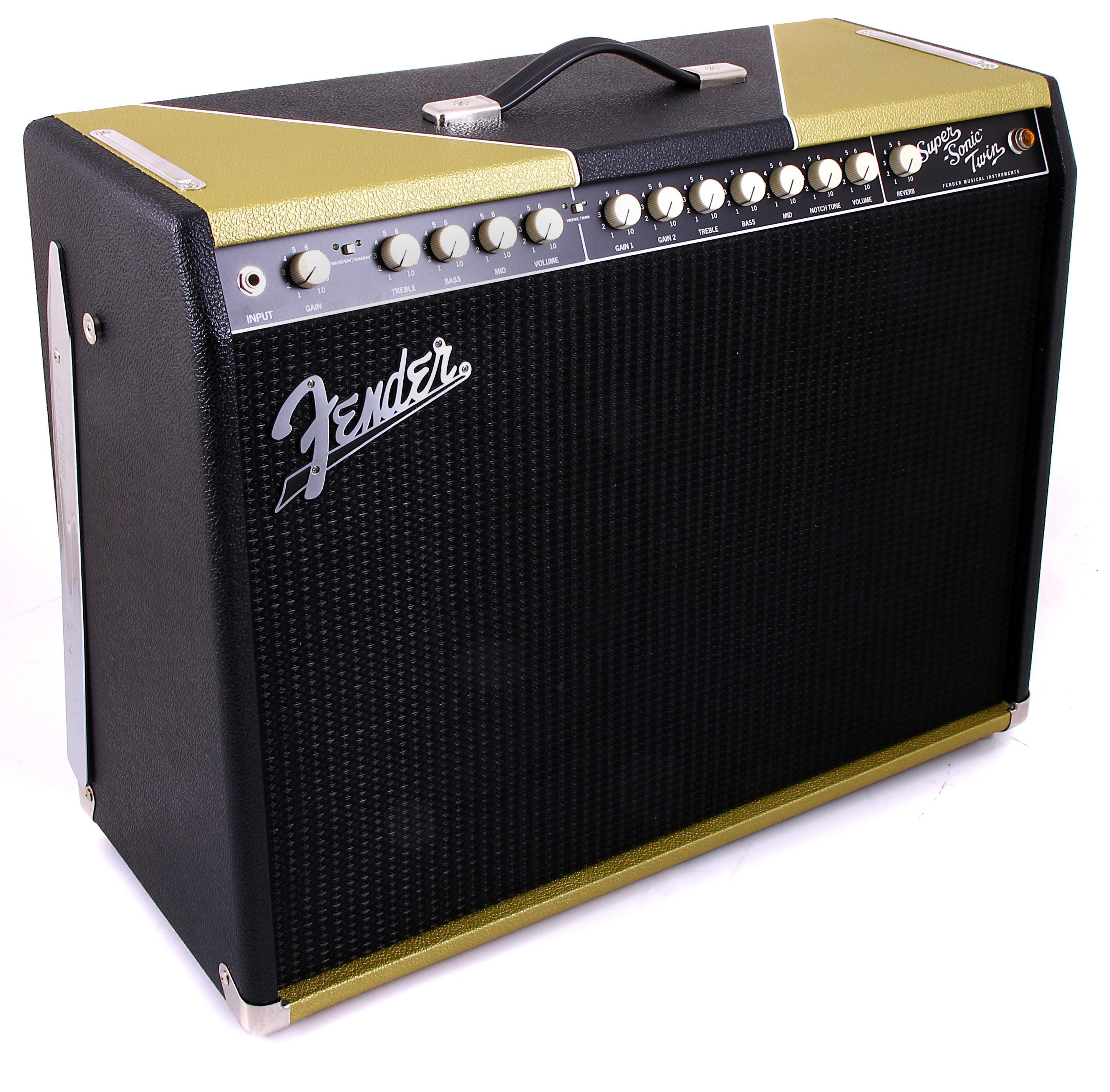 Fender Super-Sonic Twin Combo FSR - Black Gold | Sweetwater 