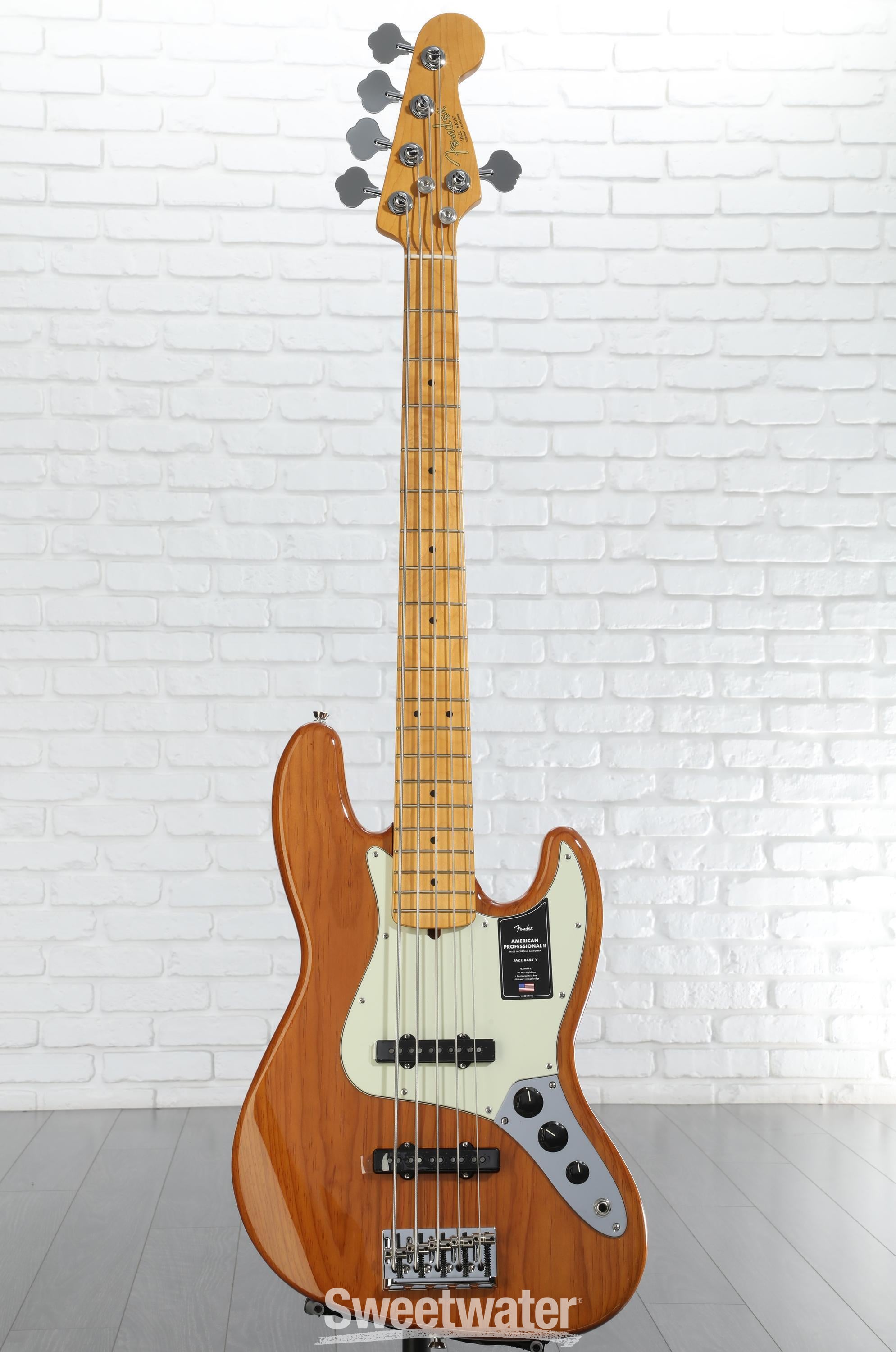 Fender American Professional II Jazz Bass V - Roasted Pine