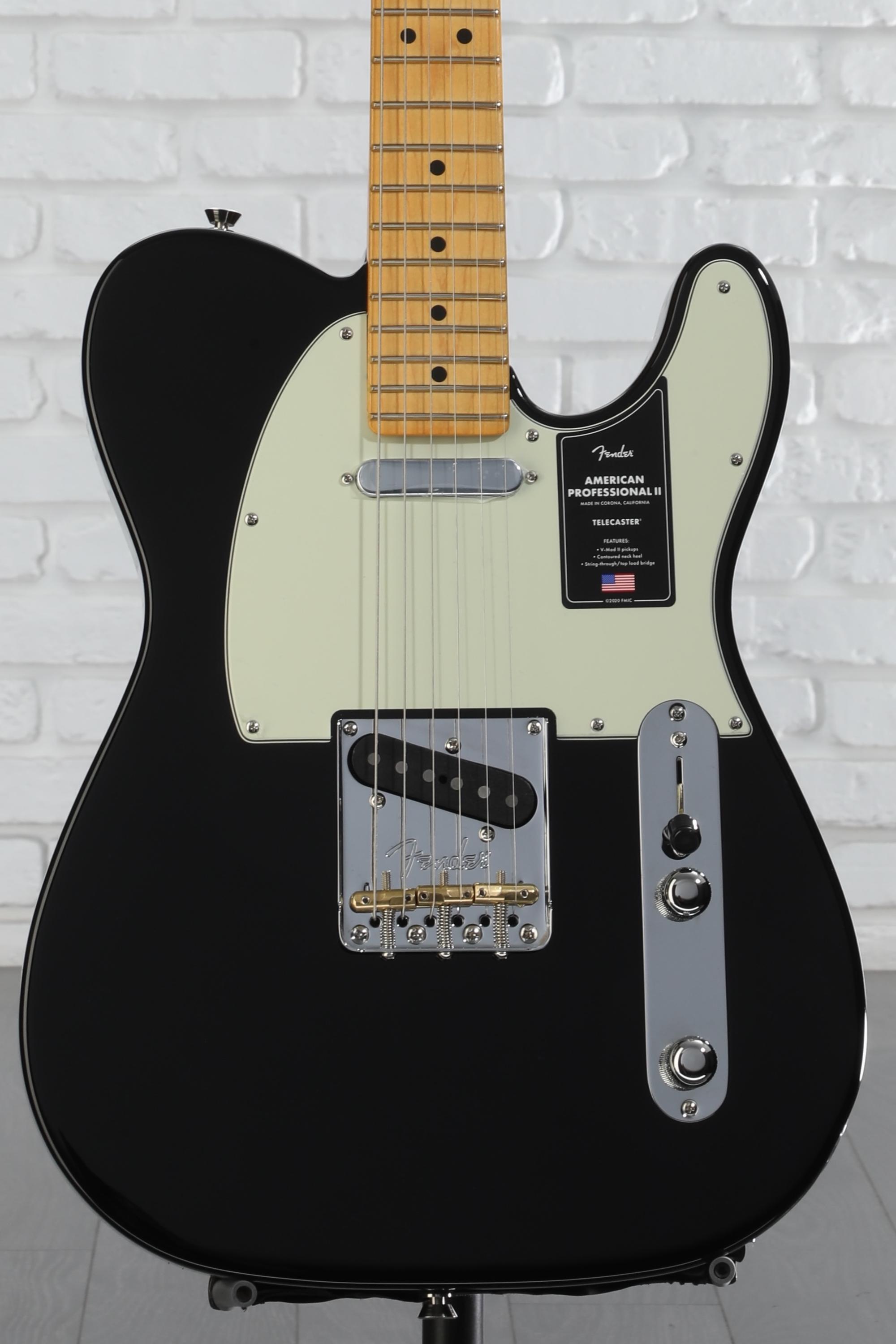 ギター Fender Player II Telecaster Black Maple Fender Player II Telecaster®, Maple Fingerboard, Black