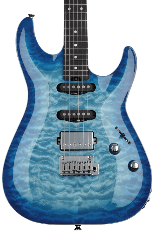 Schecter California Classic Solidbody Electric Guitar - Trans Sky