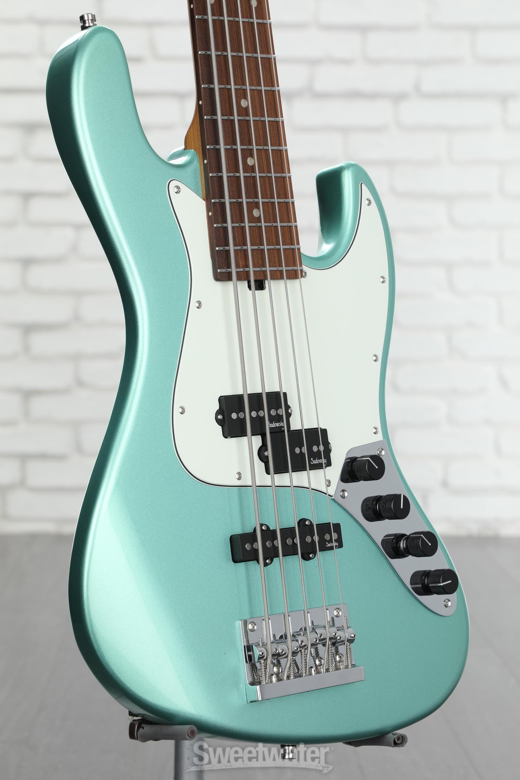 【メーカー包装済】 Sadowsky MetroExpress 21-Fret Hybrid PJ 5-string Bass - Sage ベース