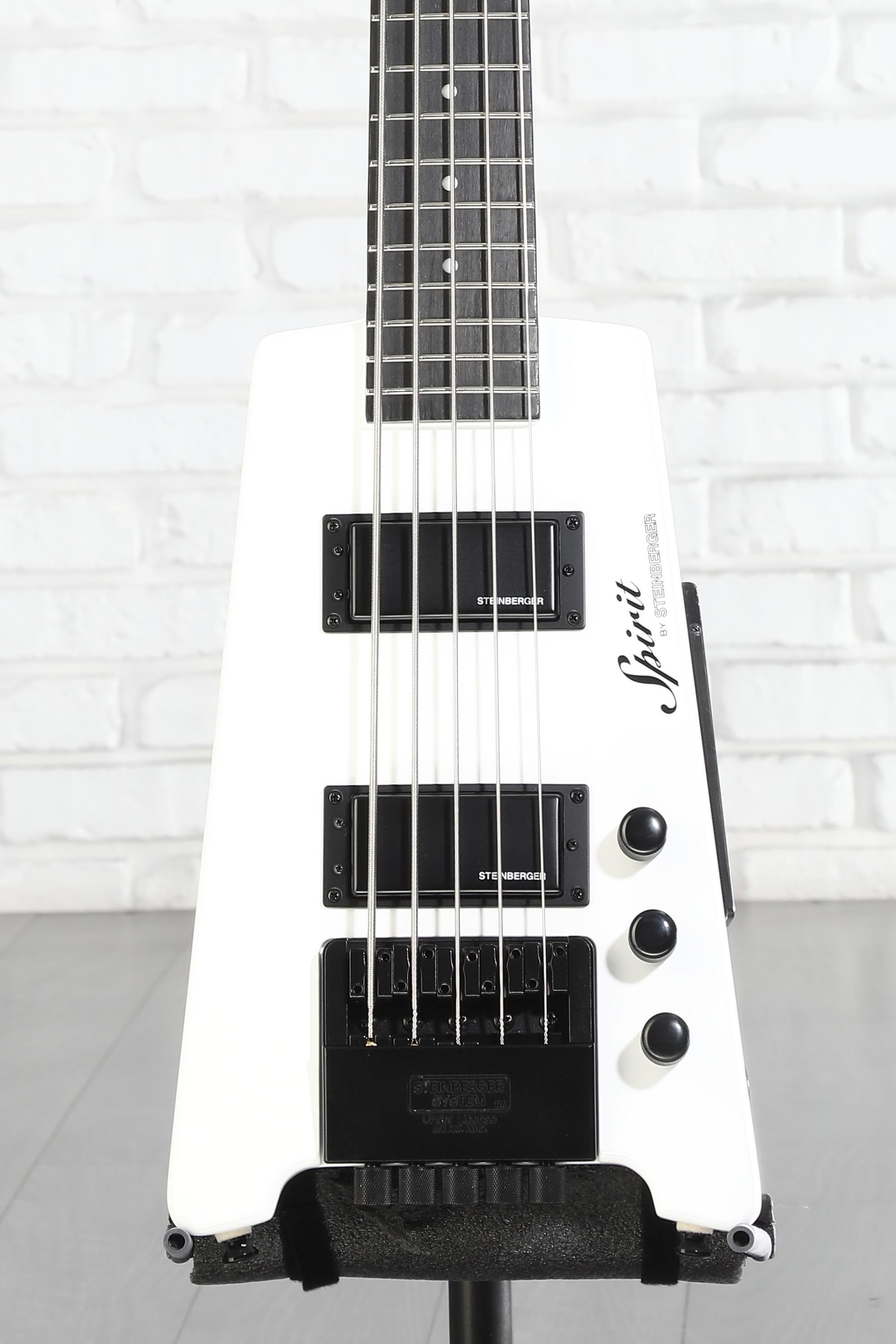 Steinberger Spirit XT-25 5-string Bass Guitar - White | Sweetwater