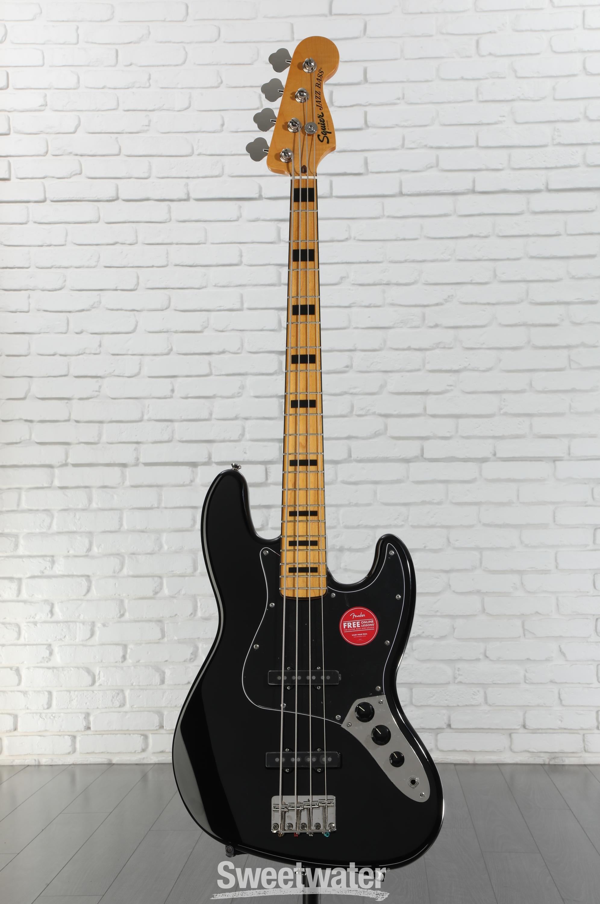 Squier Classic Vibe '70s Jazz Bass - Black | Sweetwater