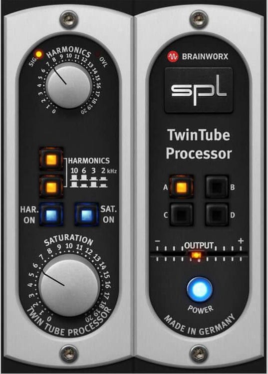 Brainworx SPL TwinTube Saturation Plug-in