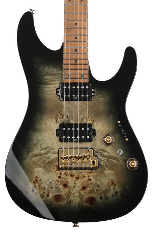 Ibanez Premium AZ242PBG Electric Guitar - Charcoal Black Burst