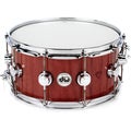 Photo of DW Collector's Series Purpleheart Wood Snare Drum - 6.5 inch x 14 inch, Chrome