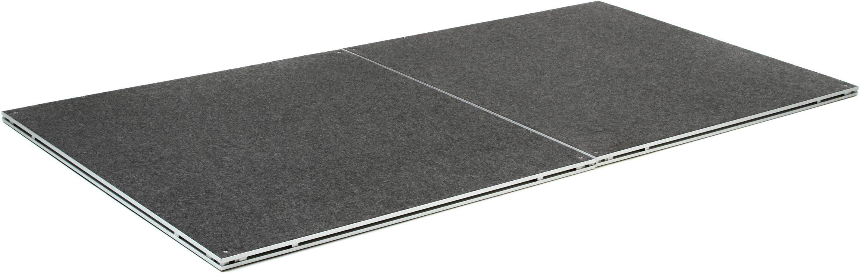 Photo of IntelliStage ISP3X3CD 3x3 foot Square Staging Platform - Carpeted Finish (2-pack)