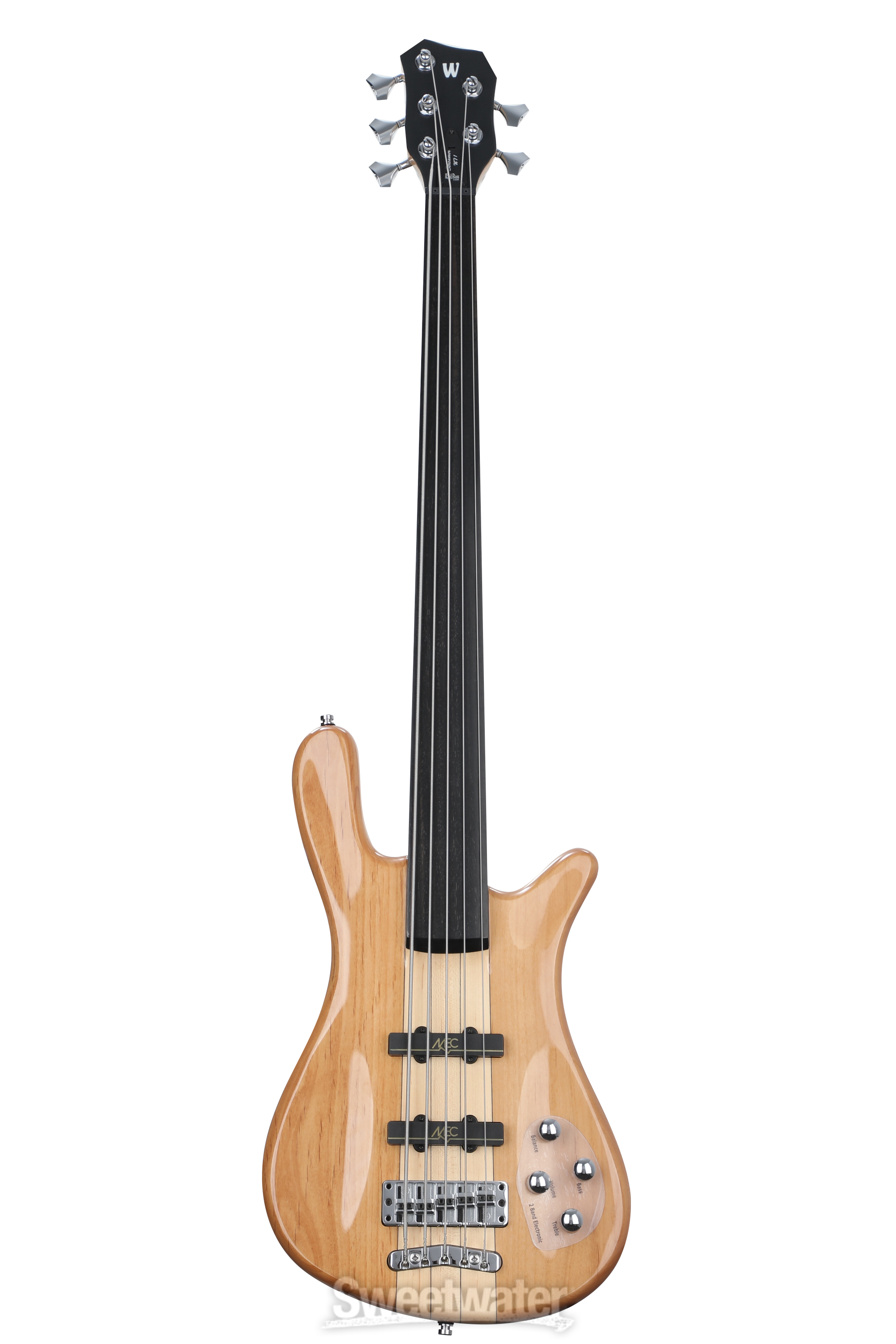 Warwick RockBass Streamer NT I 5-string Fretless Bass Guitar - Natural