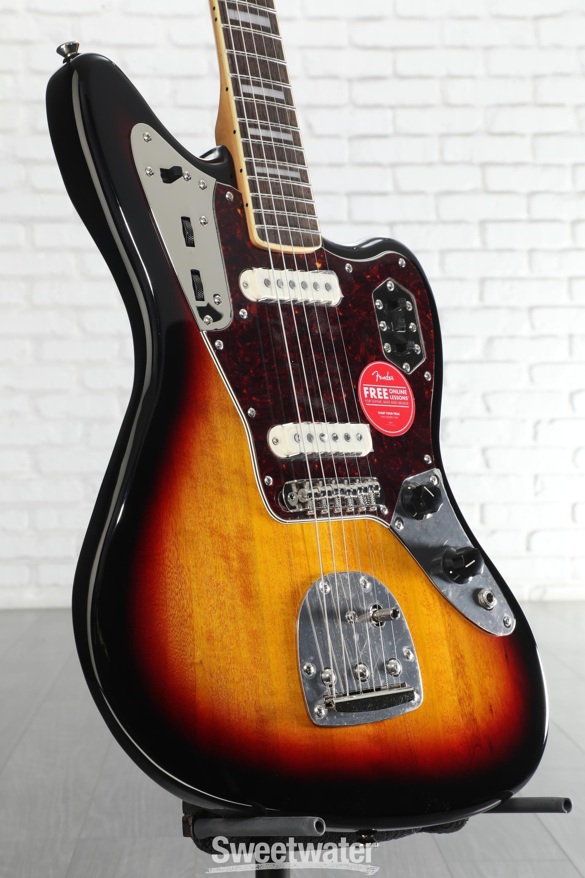 Squier Classic Vibe '70s Jaguar - 3-Tone Sunburst | Sweetwater