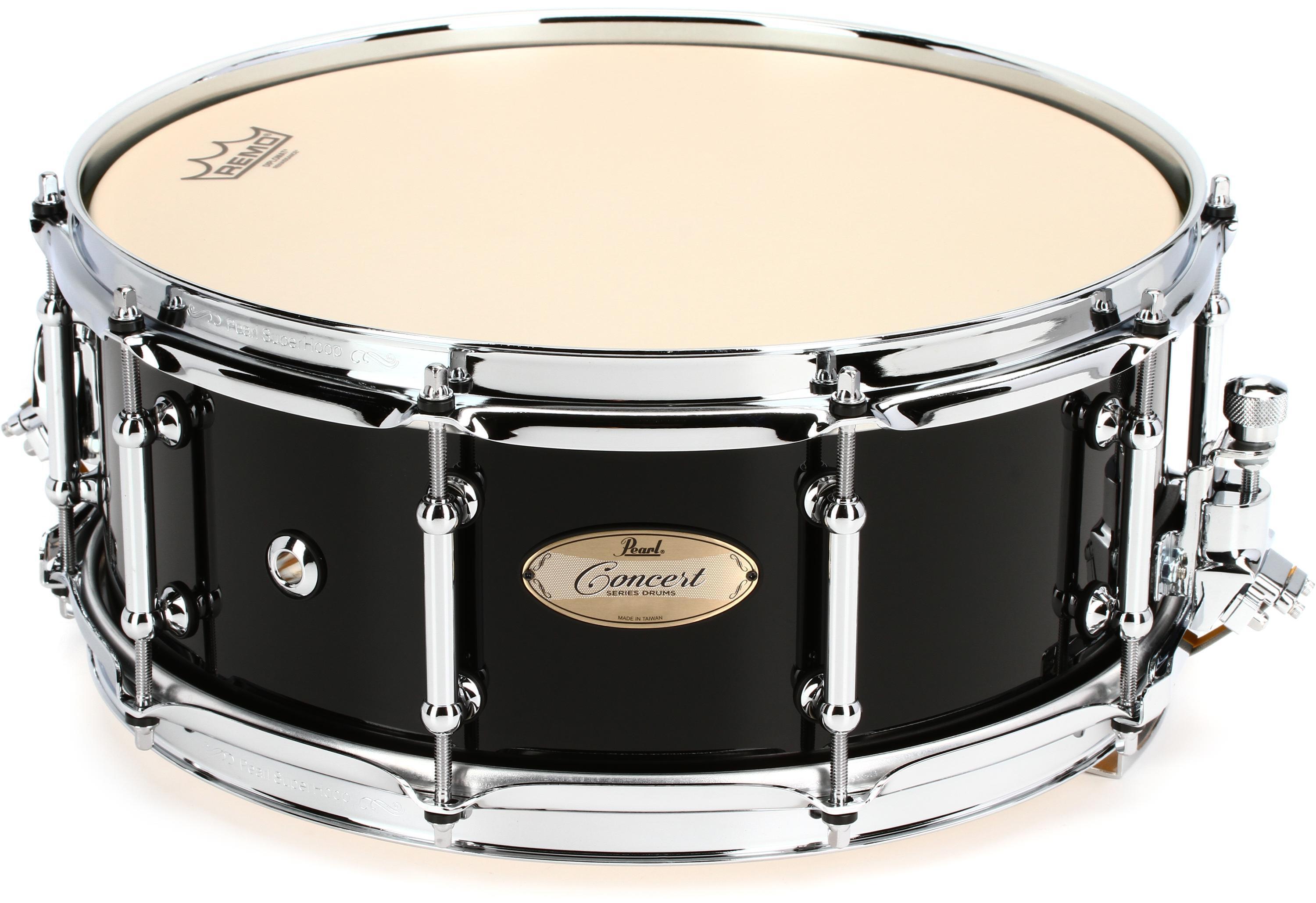 Pearl Concert Snare Drum - 5.5-inch x 14-inch - Piano Black