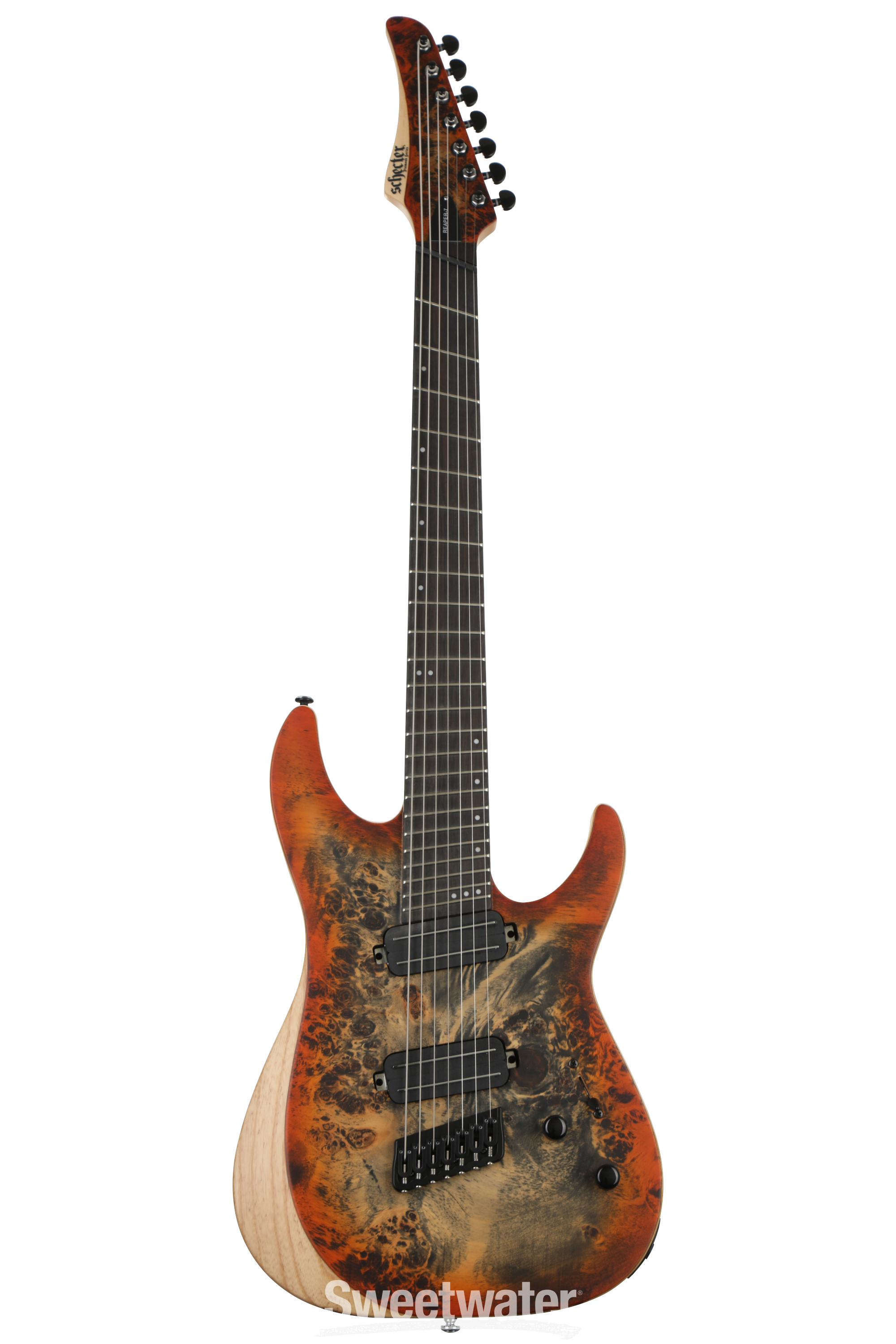 Schecter Reaper-7 Multiscale - Satin Inferno Burst | Sweetwater