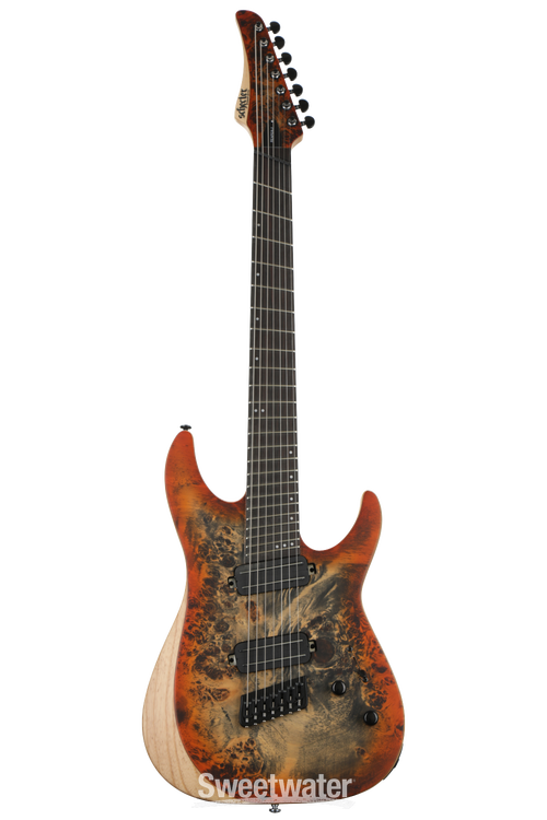 Schecter Reaper-7 Multiscale - Satin Inferno Burst | Sweetwater