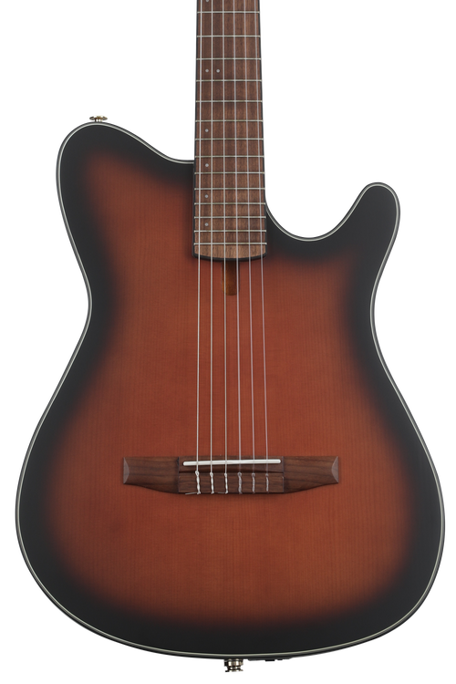 Ibanez FRH10NBSF Thinline Nylon Acoustic-electric Guitar - Brown