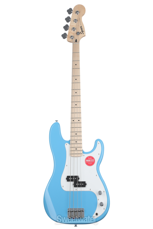 Squier precision deals bass blue