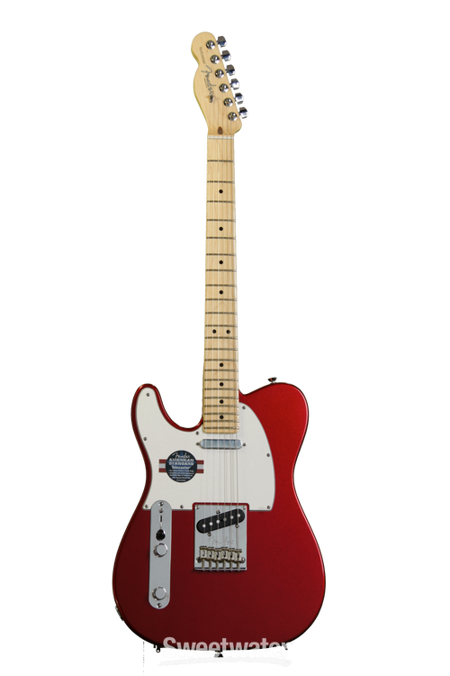 Fender American Standard Telecaster - Mystic Red, Maple, Left Hand