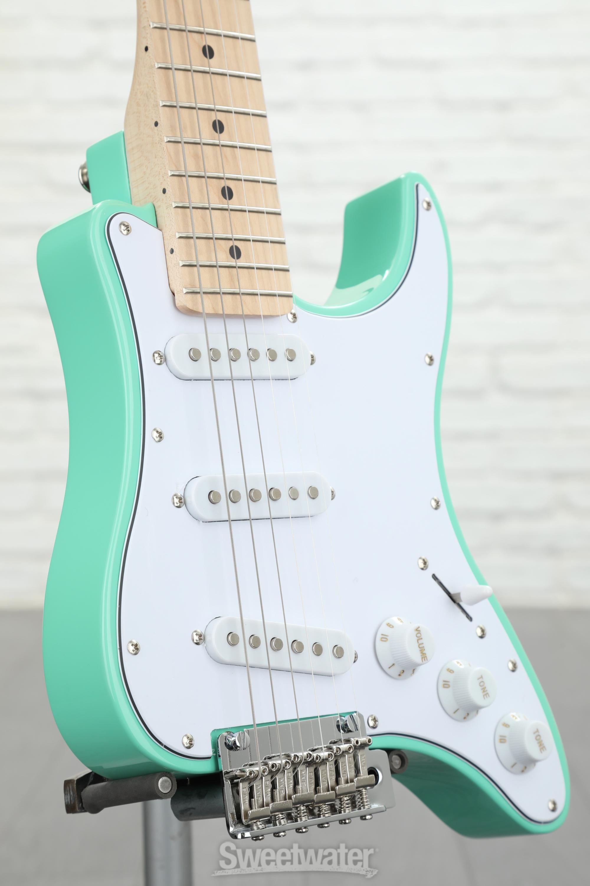 Traveler Guitar Travelcaster Deluxe - Surf Green | Sweetwater