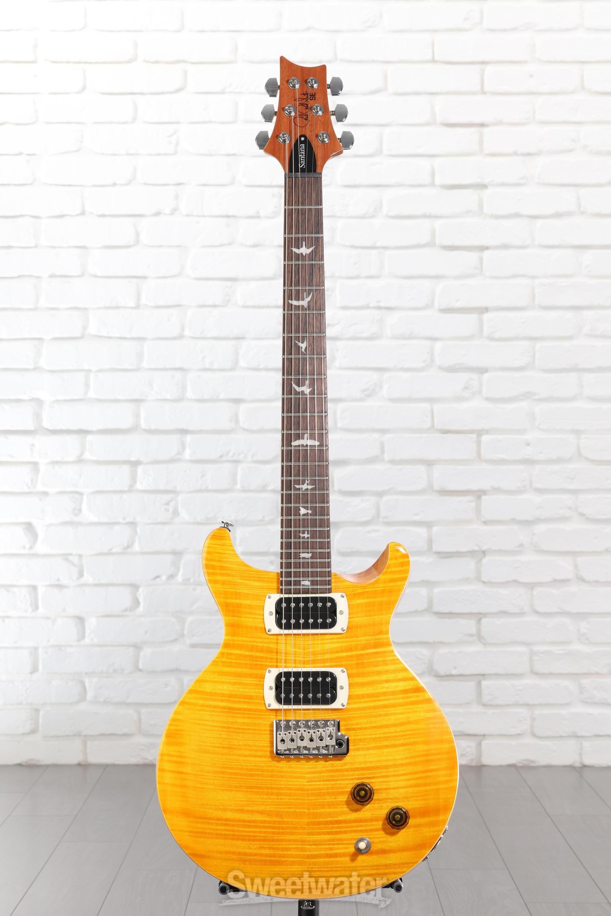 PRS SE Santana Electric Guitar - Santana Yellow | Sweetwater