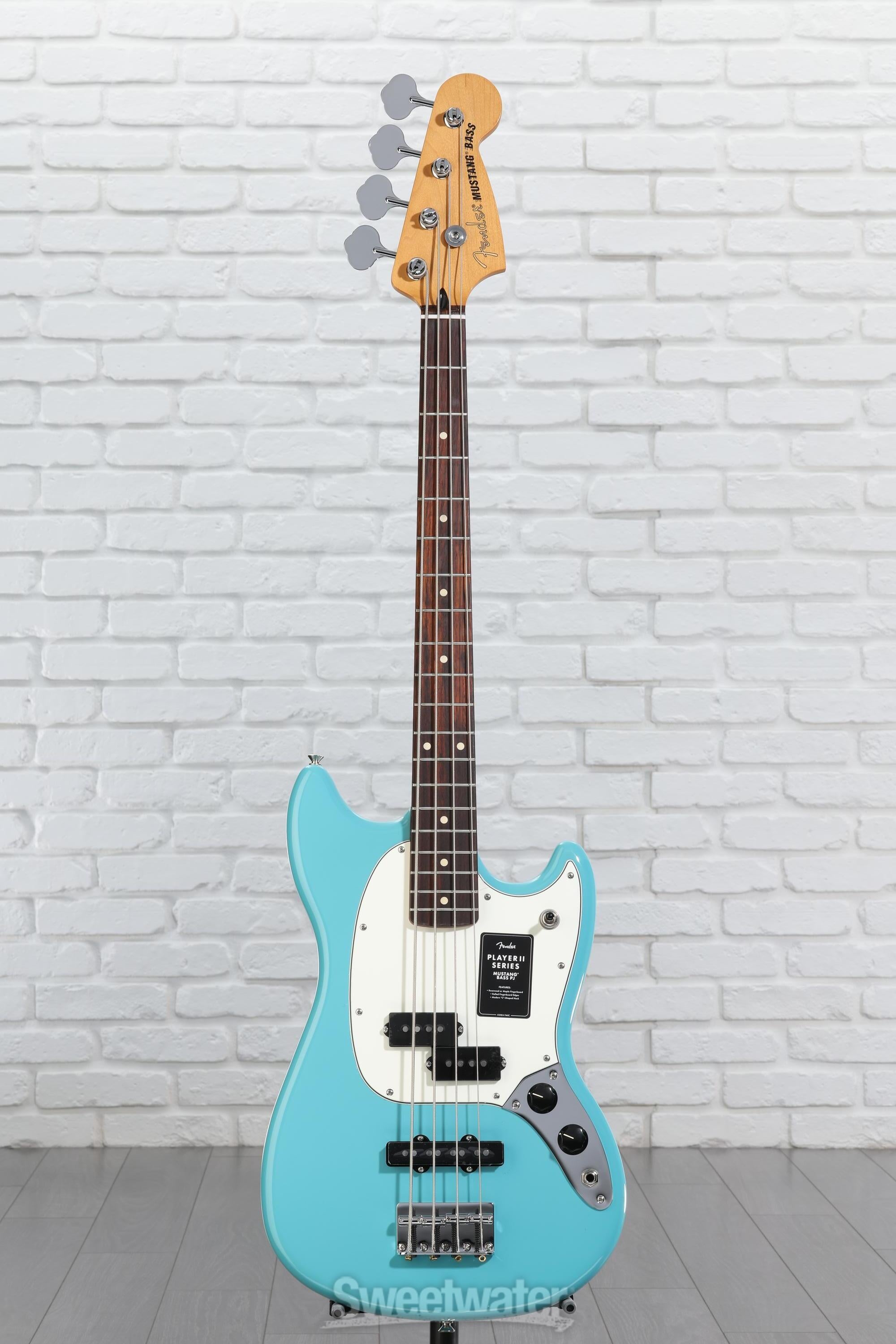 Fender Player II Mustang Bass PJ - Aquatone Blue with