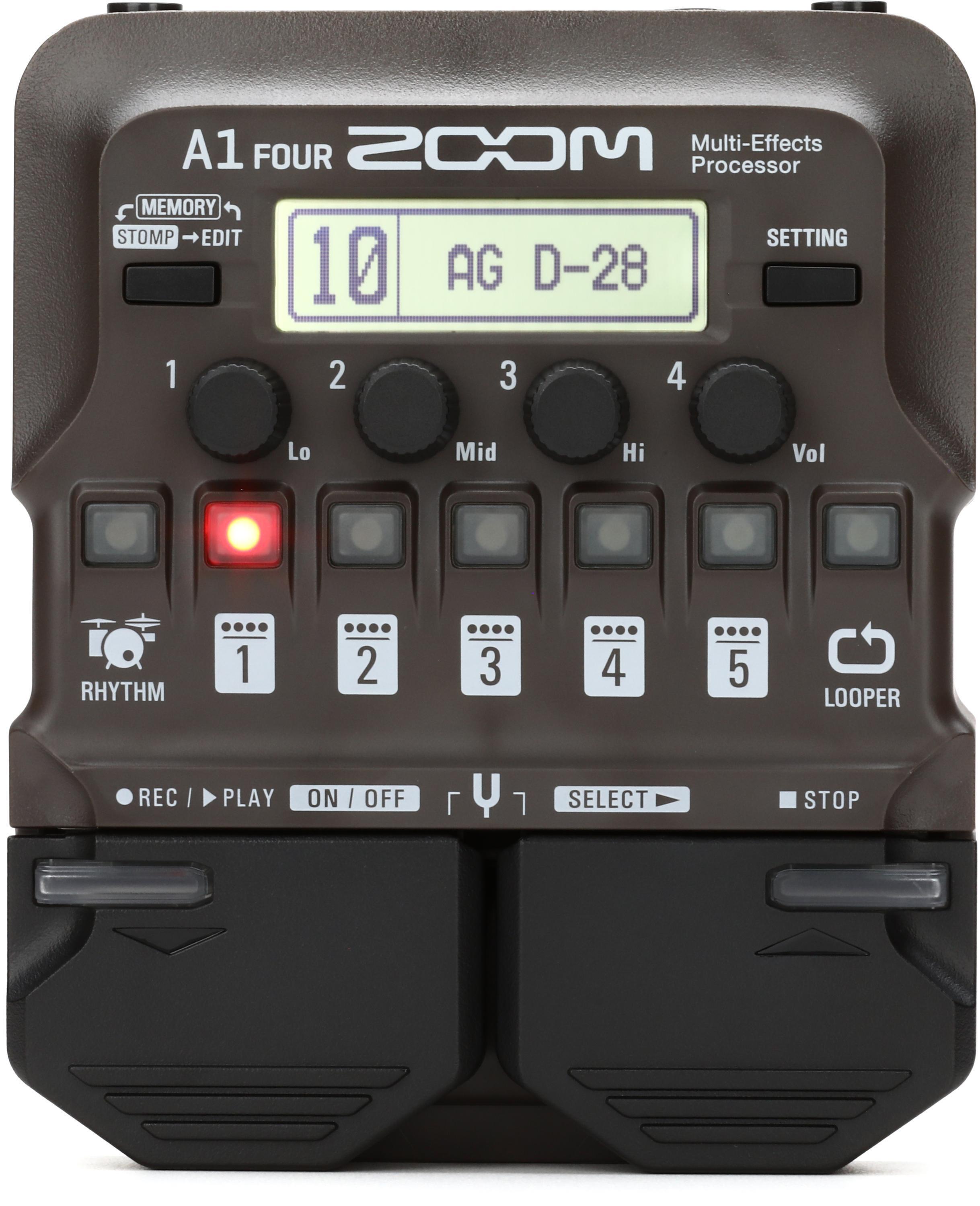 Zoom A1 Four Acoustic Instrument Multi-Effect Processor Reviews 