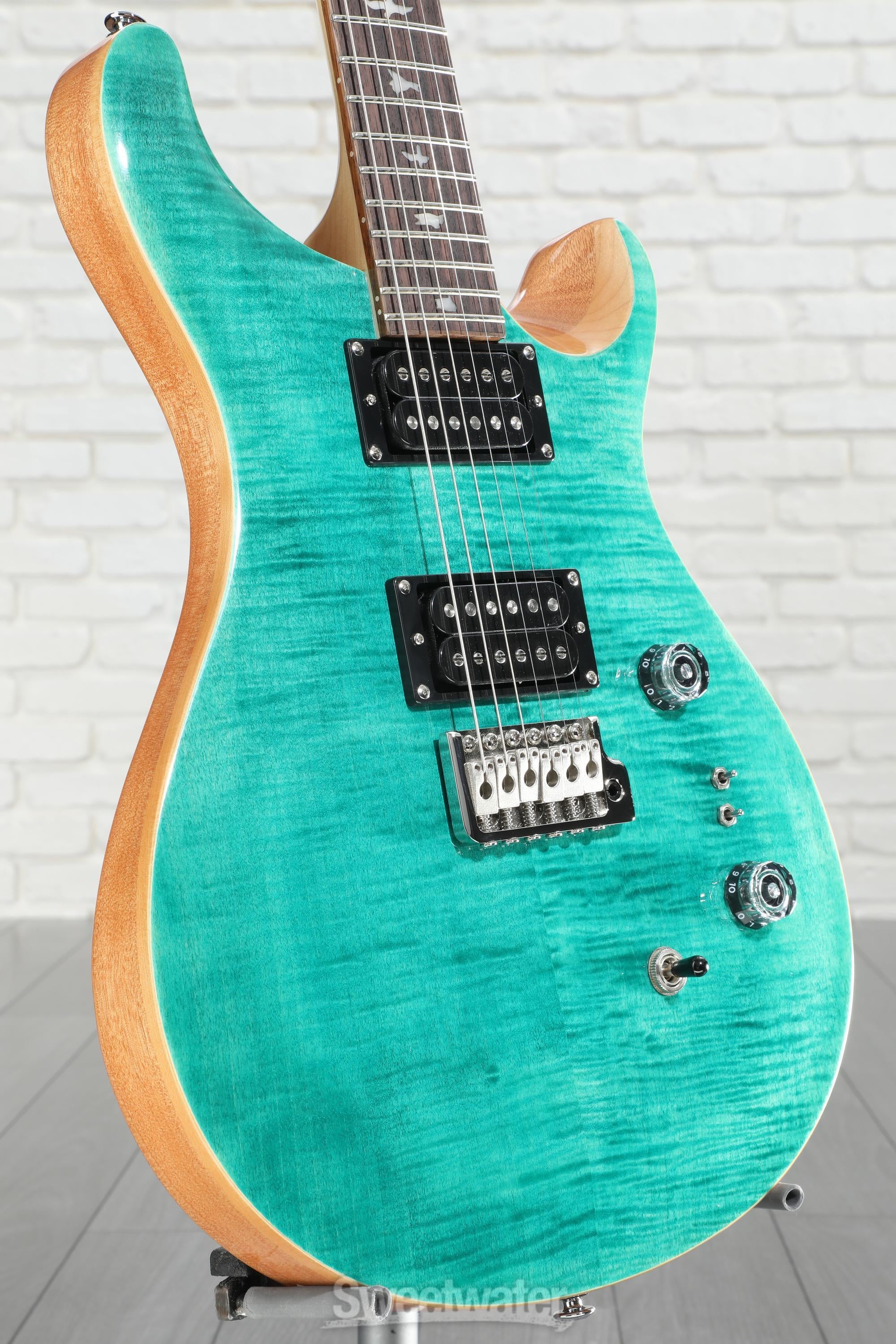 PRS SE Custom 24-08 Electric Guitar - Turquoise | Sweetwater