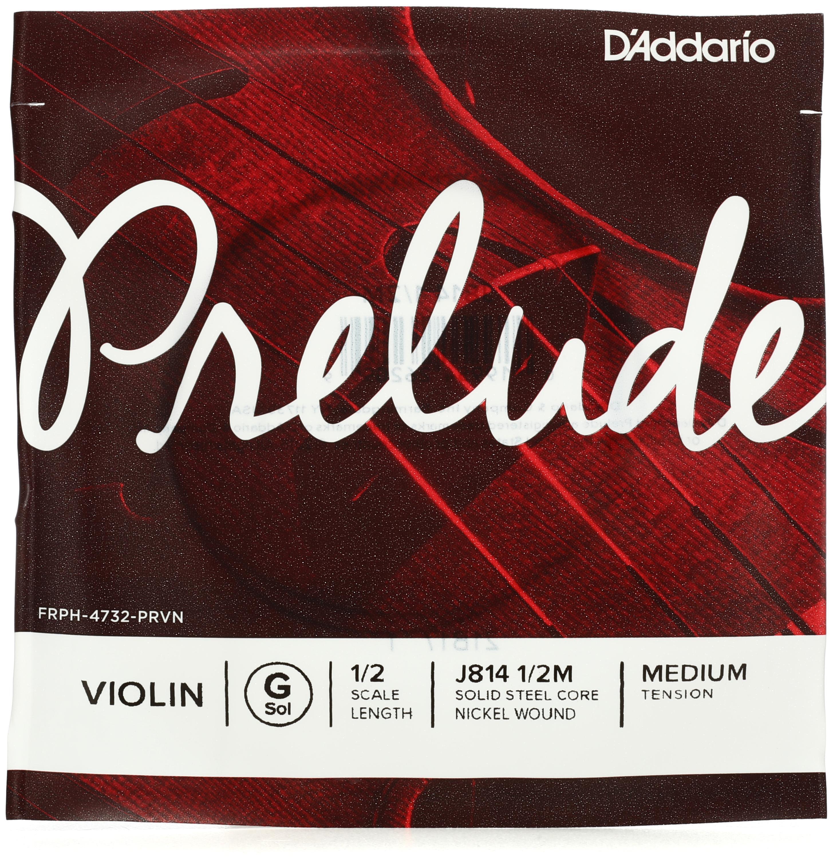 Photo of D'Addario J814 Prelude Violin G String - 1/2 Size