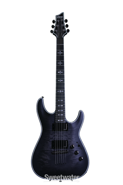 Schecter Hellraiser Extreme C-1 - See Thru Black Satin, EF Schecter Hellraiser Extreme C-1 - See Thru Black Satin, EF