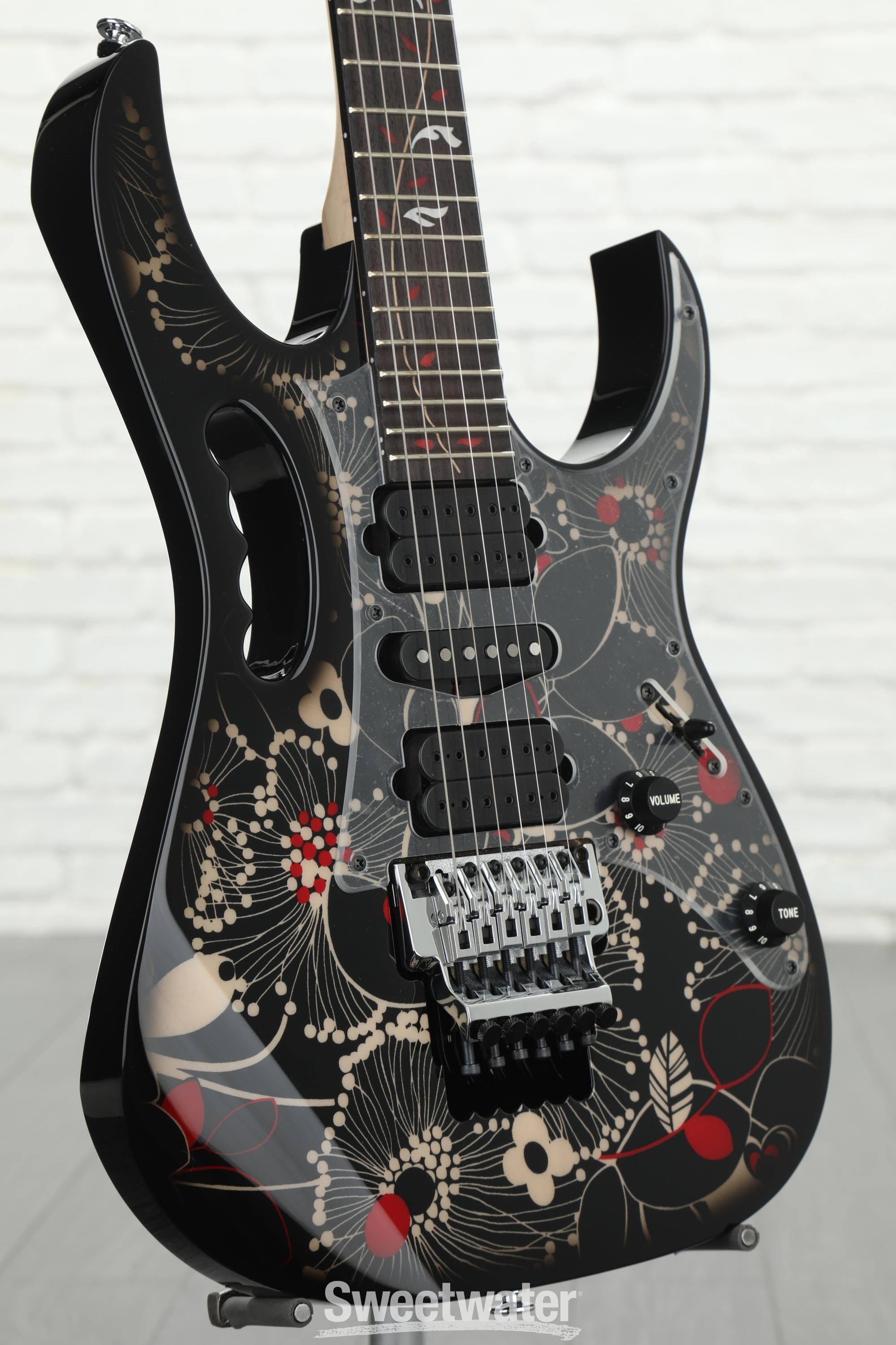 Jami☆ページ Ibanez JEM77 Steve Vai Signature - Floral Pattern 2 | Sweetwater