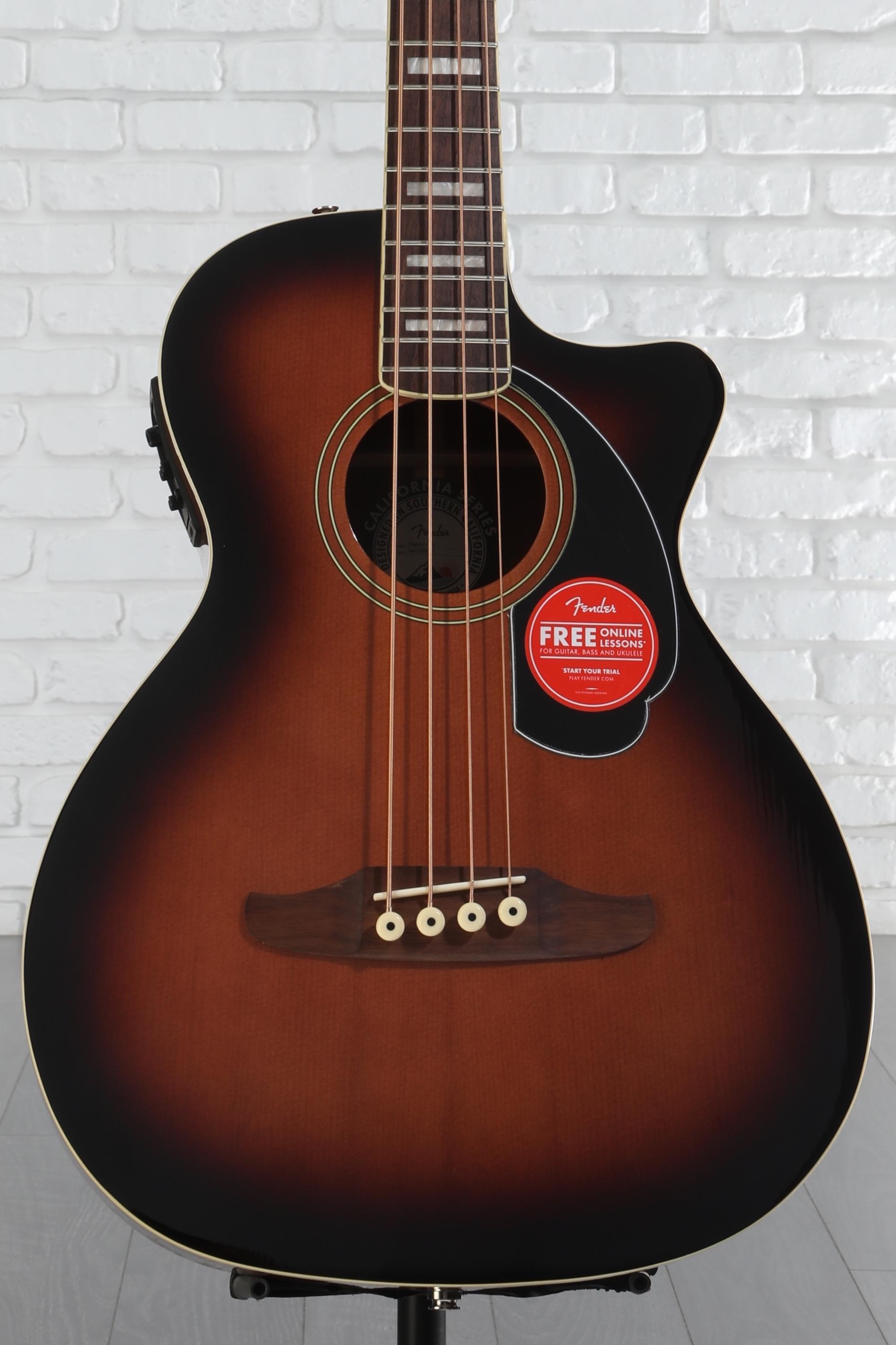 【8月限定値下】Fender Kingman bass Natual Amazon.com: Fender Acoustic Bass Guitar, 4-String, Kingman
