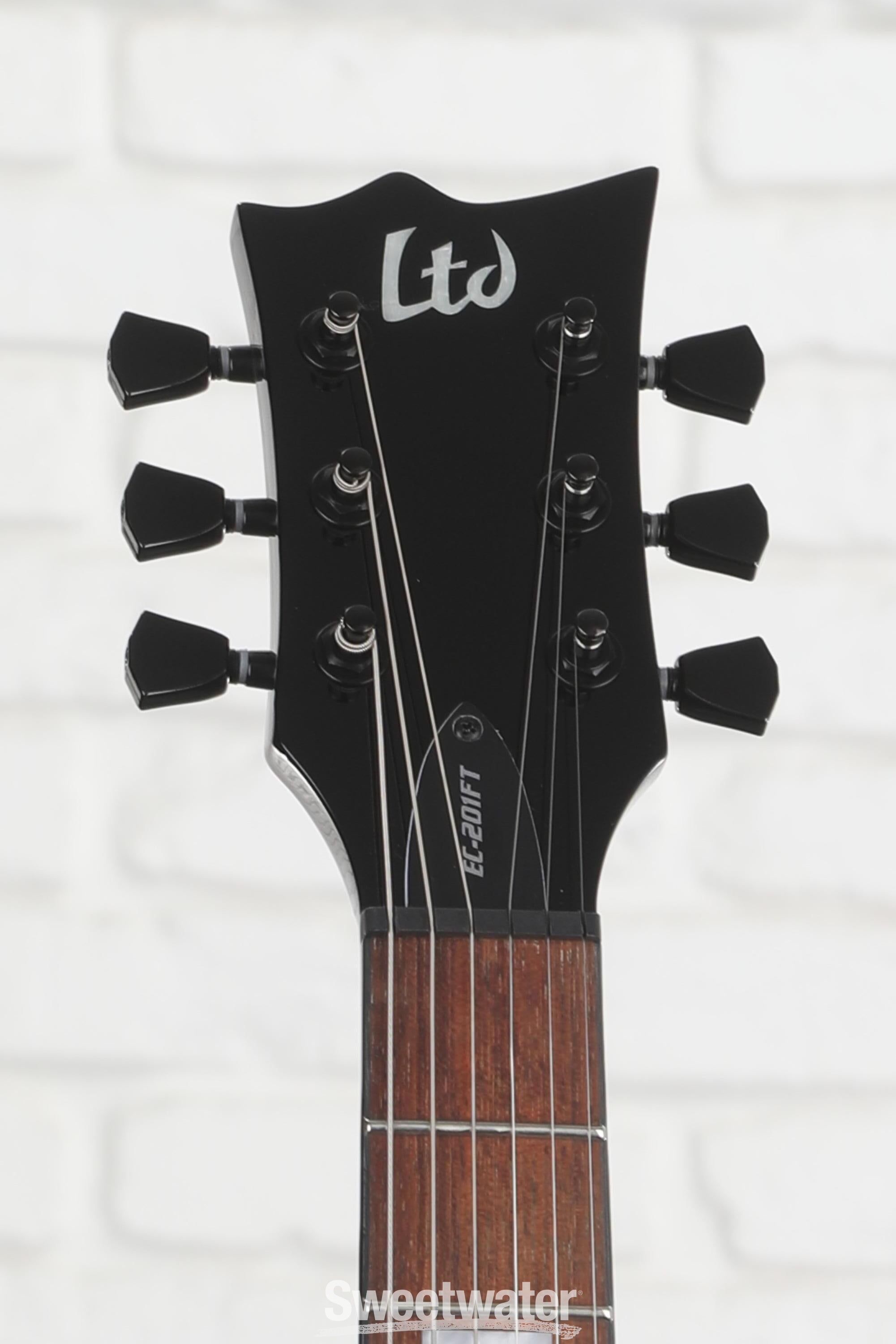 ESP LTD EC-201FT Electric Guitar - Black, Rosewood