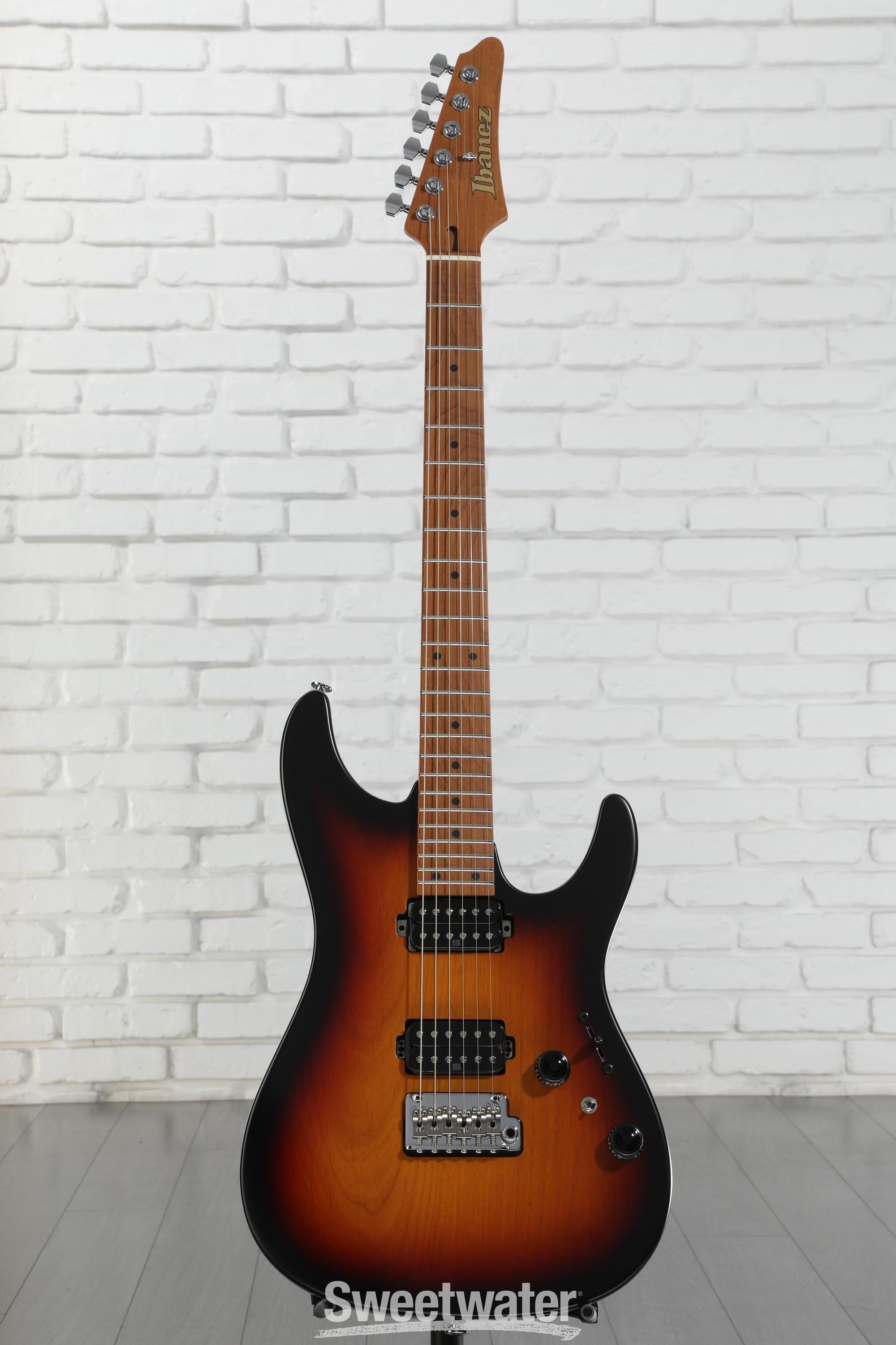 Ibanez Prestige AZ2402 Electric Guitar - Tri Burst Fade Flat
