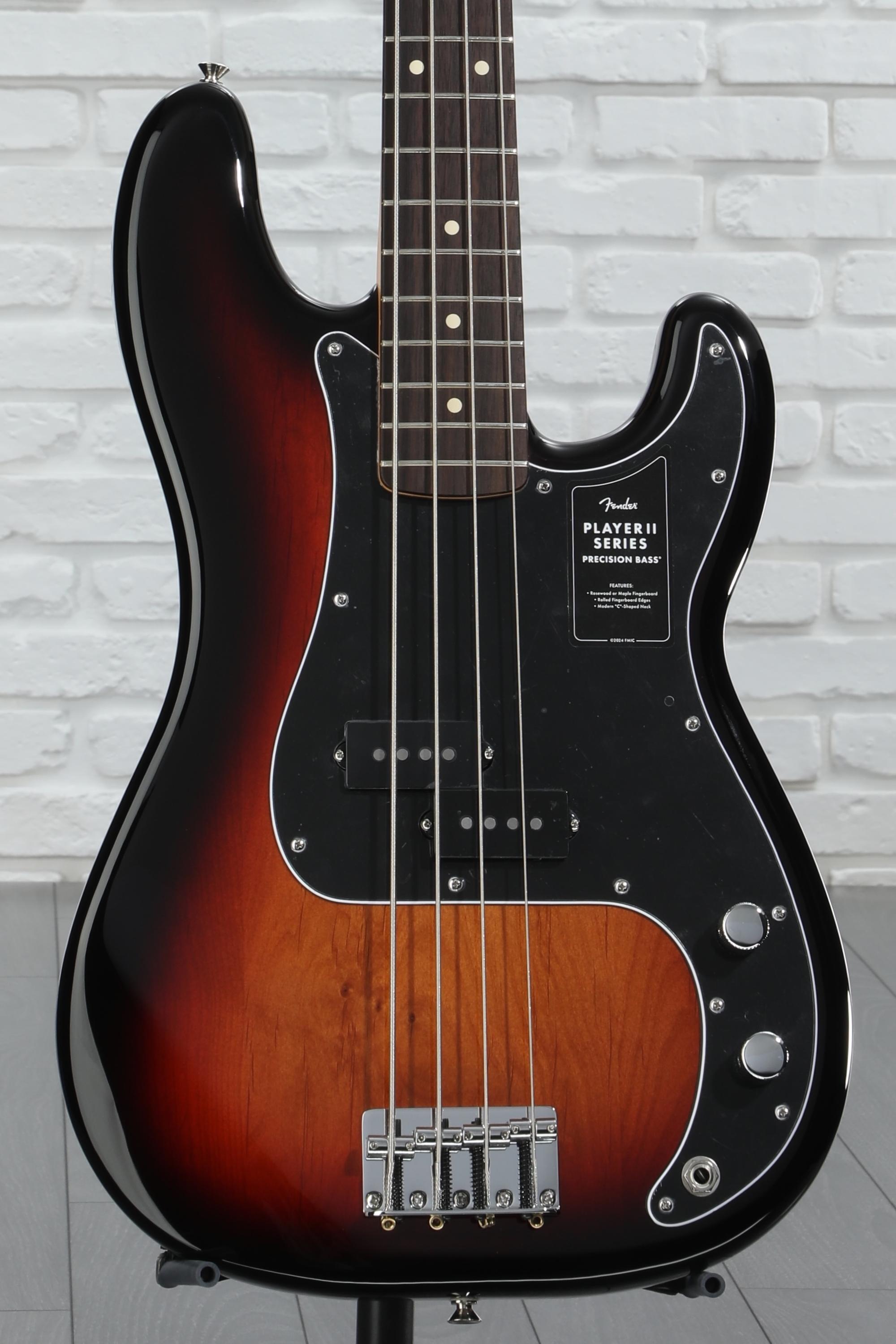 本日限定価格Fender Player Ⅱ Precision Bass BLK Fender Player II Precision Bass - 3-color Sunburst | Sweetwater