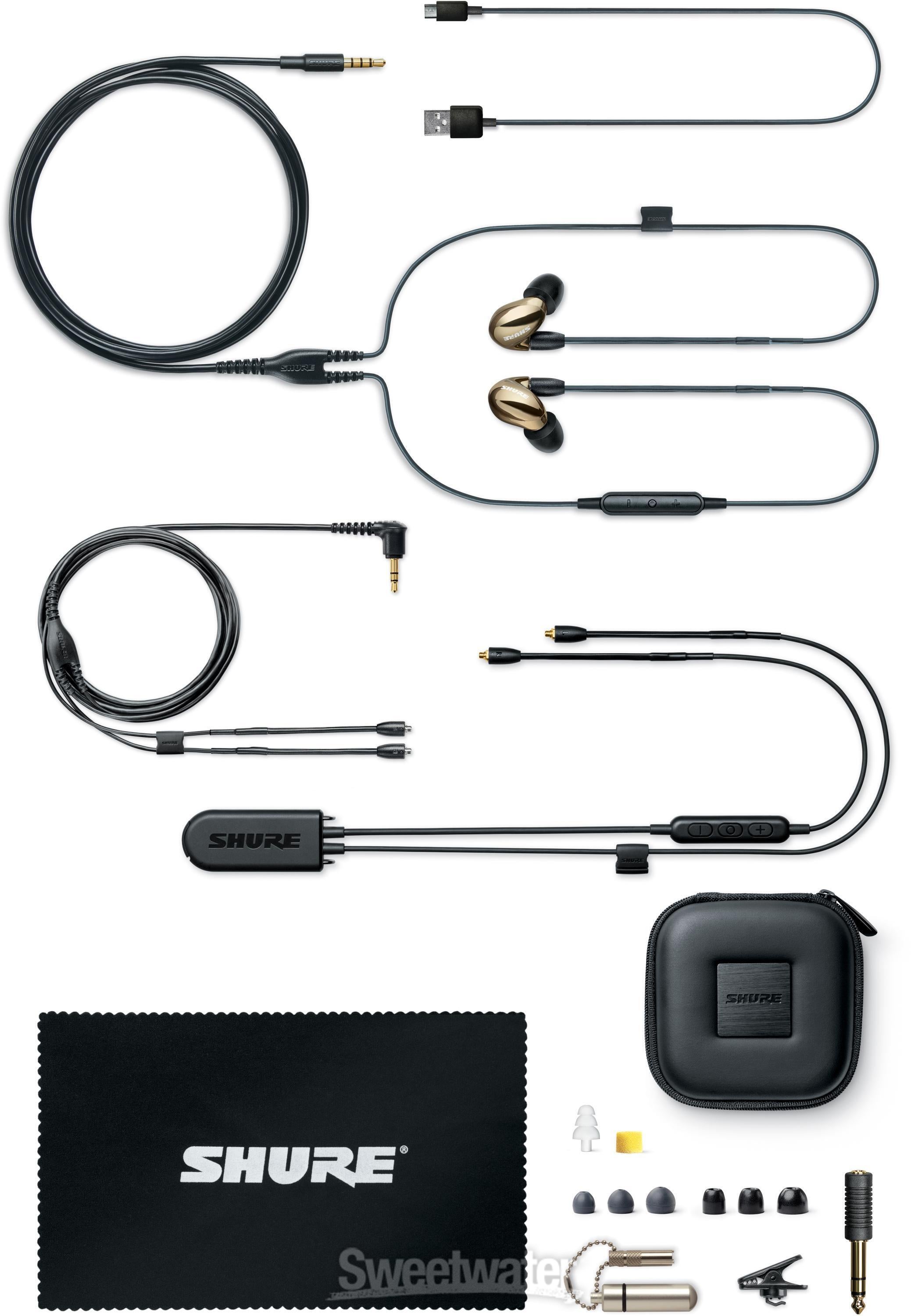 Shure SE846 Sound-isolating Earphones with Cable & Bluetooth