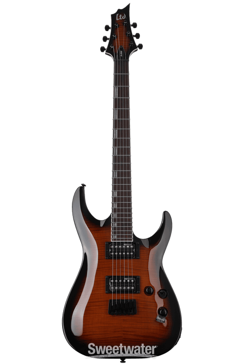 ESP LTD H-200FM - Dark Brown Sunburst