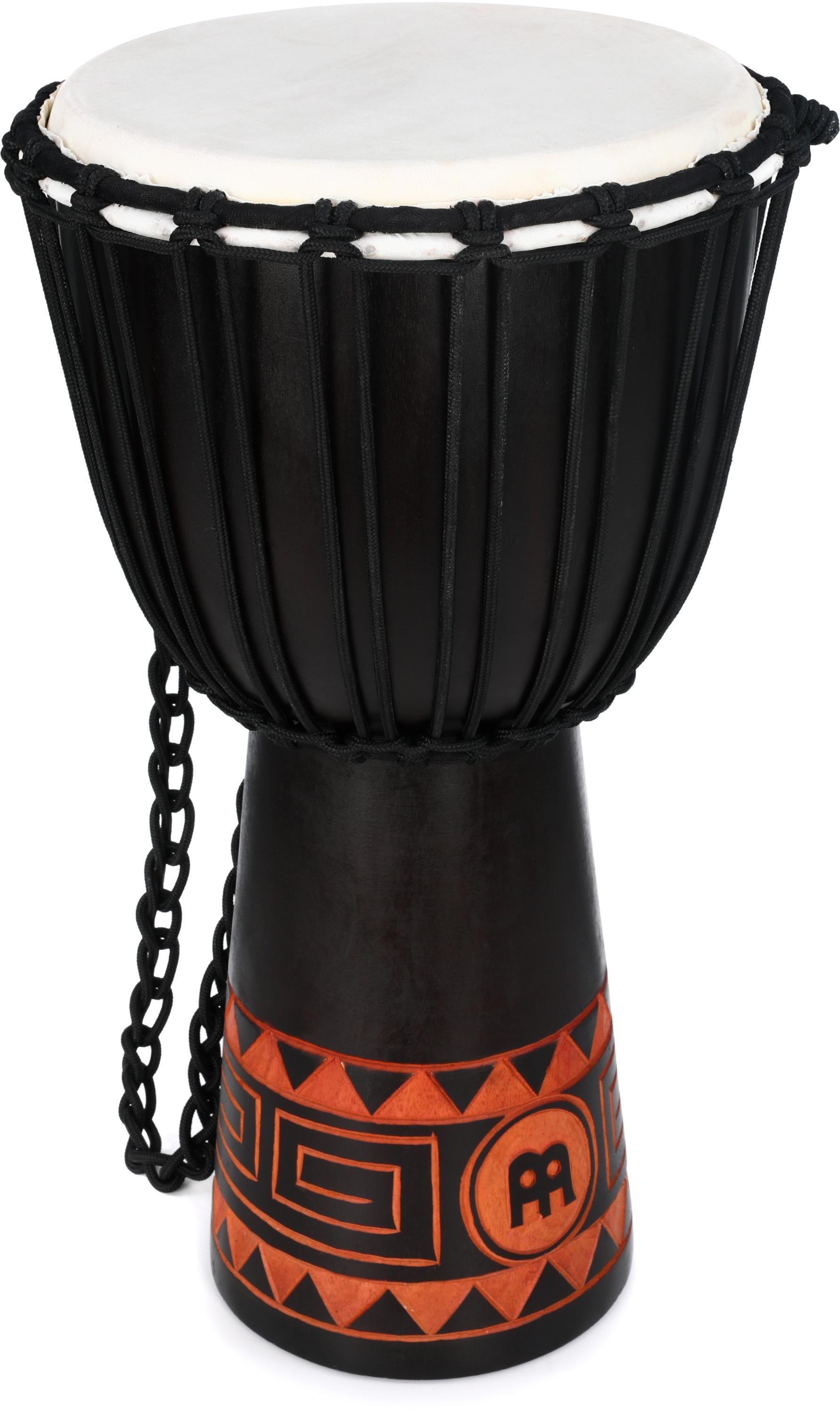 Meinl Percussion Rope Tuned Headliner Series Wood Djembe - 10