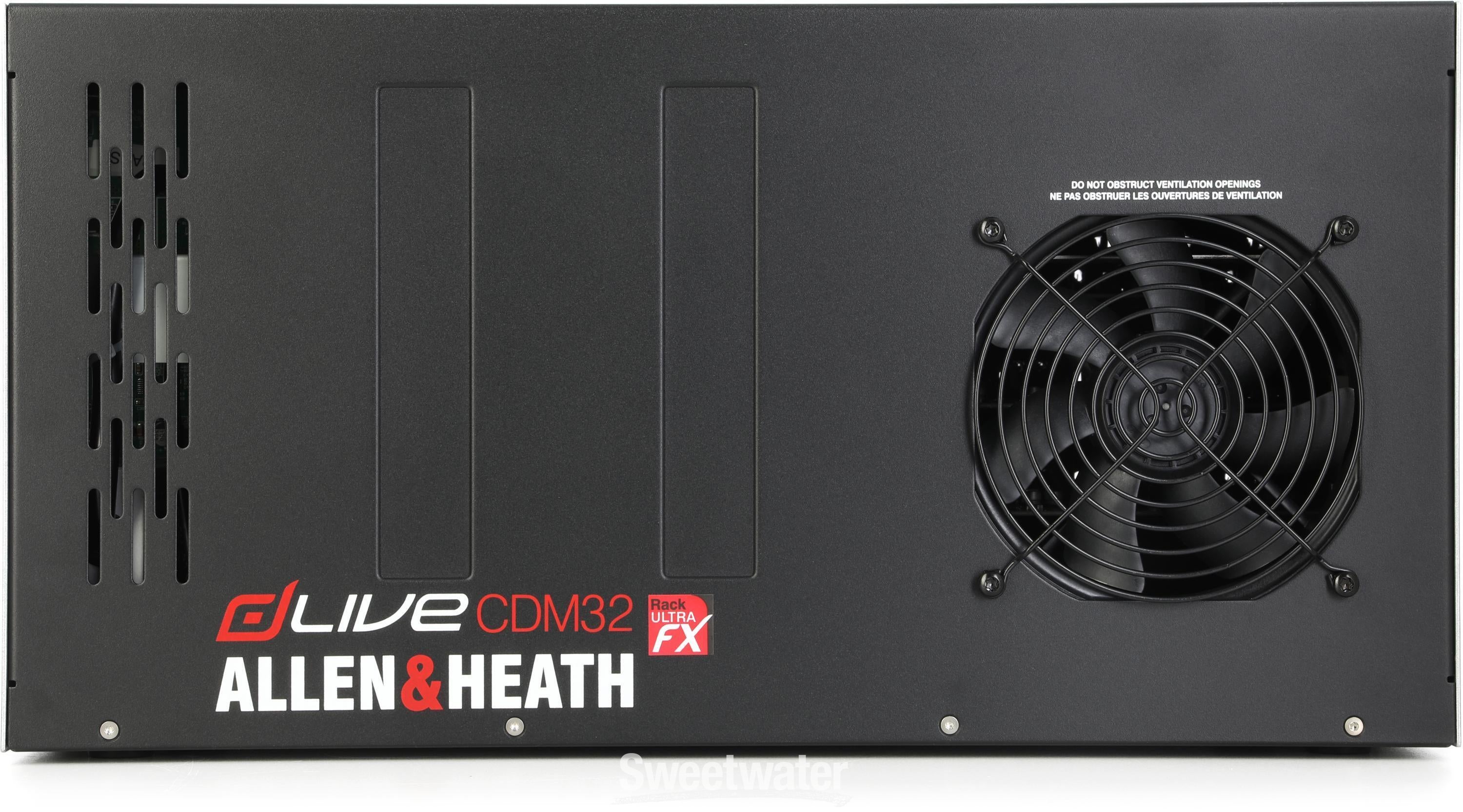 Allen & Heath dLive CDM32 UFX MixRack 32-input Digital Stage Box