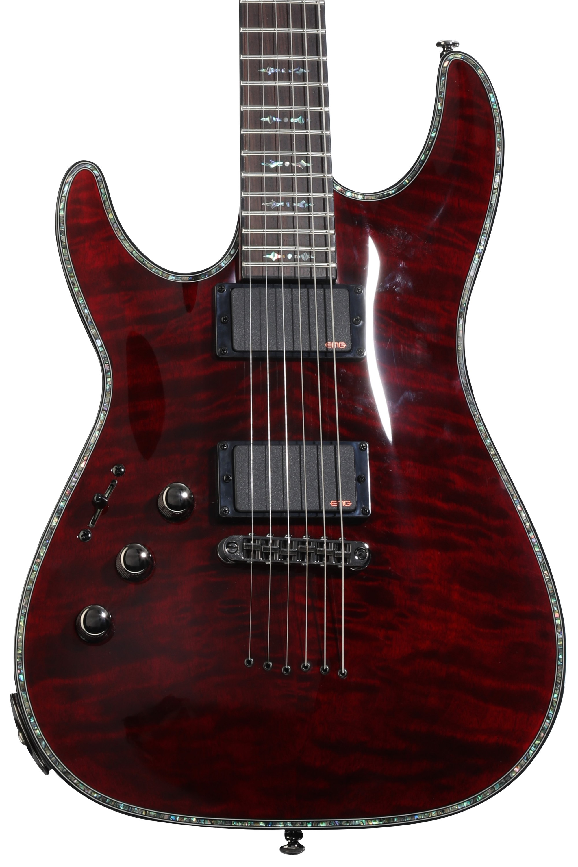 Schecter Hellraiser C-1 Left-handed - Black Cherry | Sweetwater