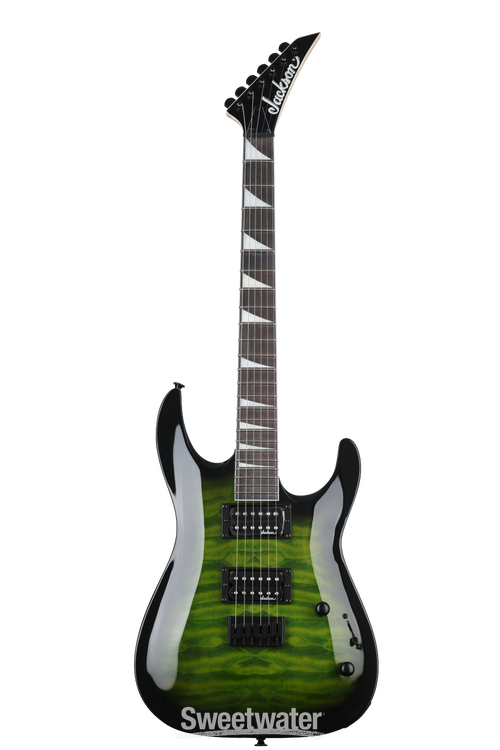 Jackson JS Series Dinky Arch Top JS32Q DKA HT Electric Guitar - Transparent  Green Burst