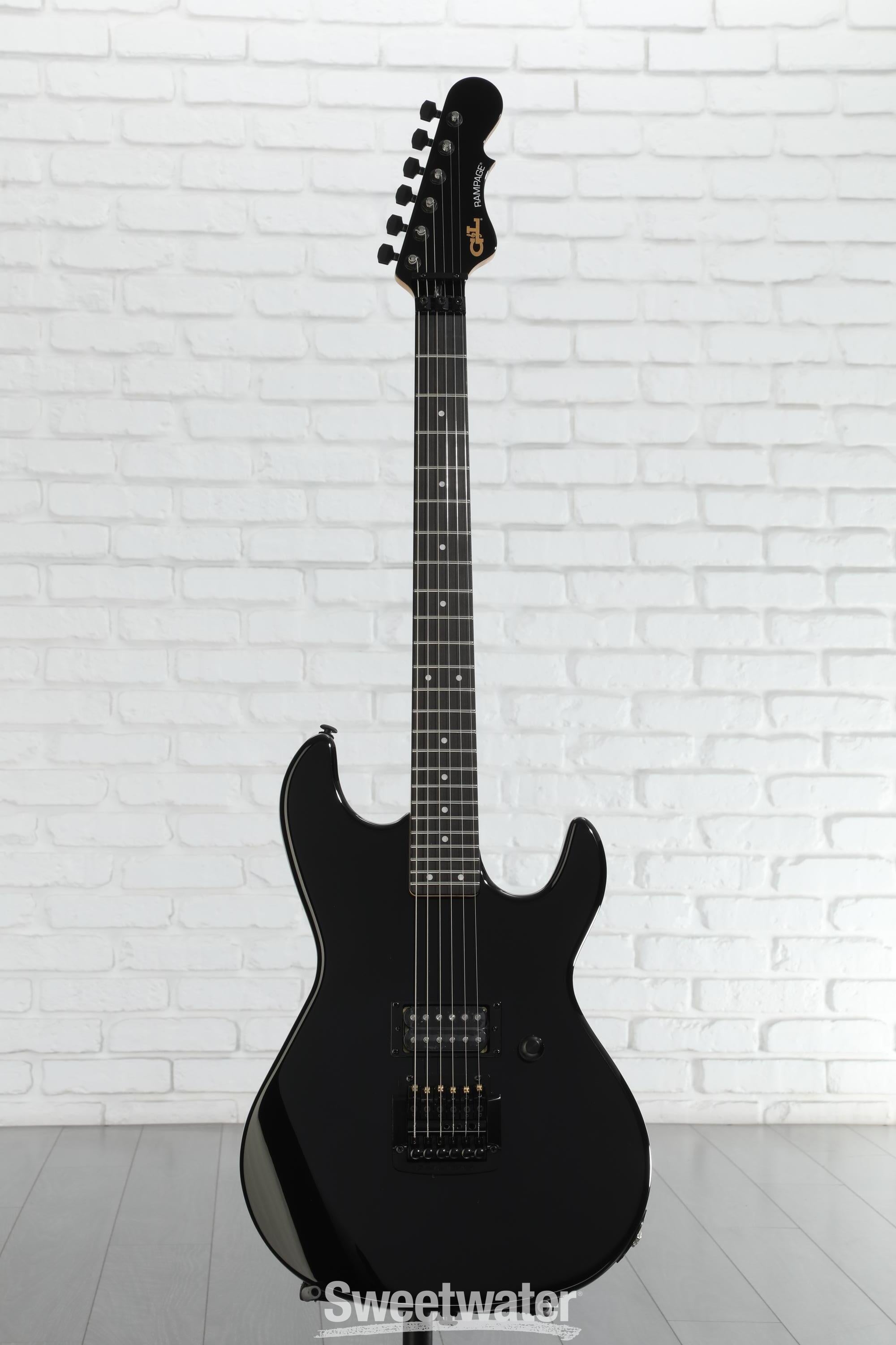 G&L Fullerton Deluxe Rampage 24 Kahler Electric Guitar - Jet