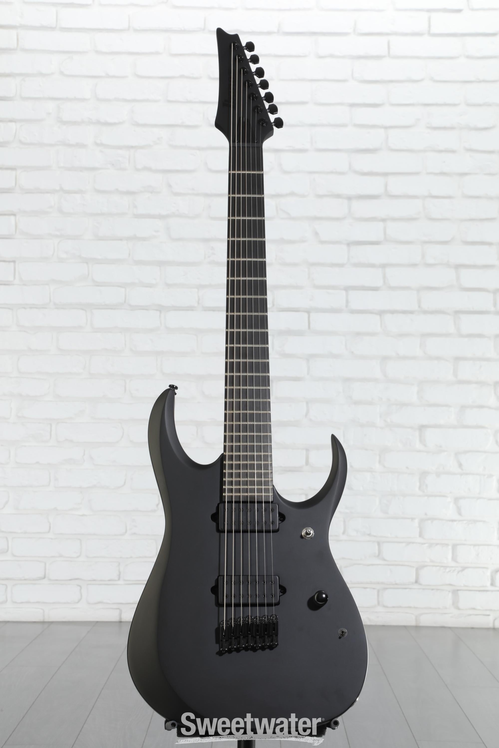 Ibanez Iron Label RGDRB71 Electric Guitar - Black | Sweetwater