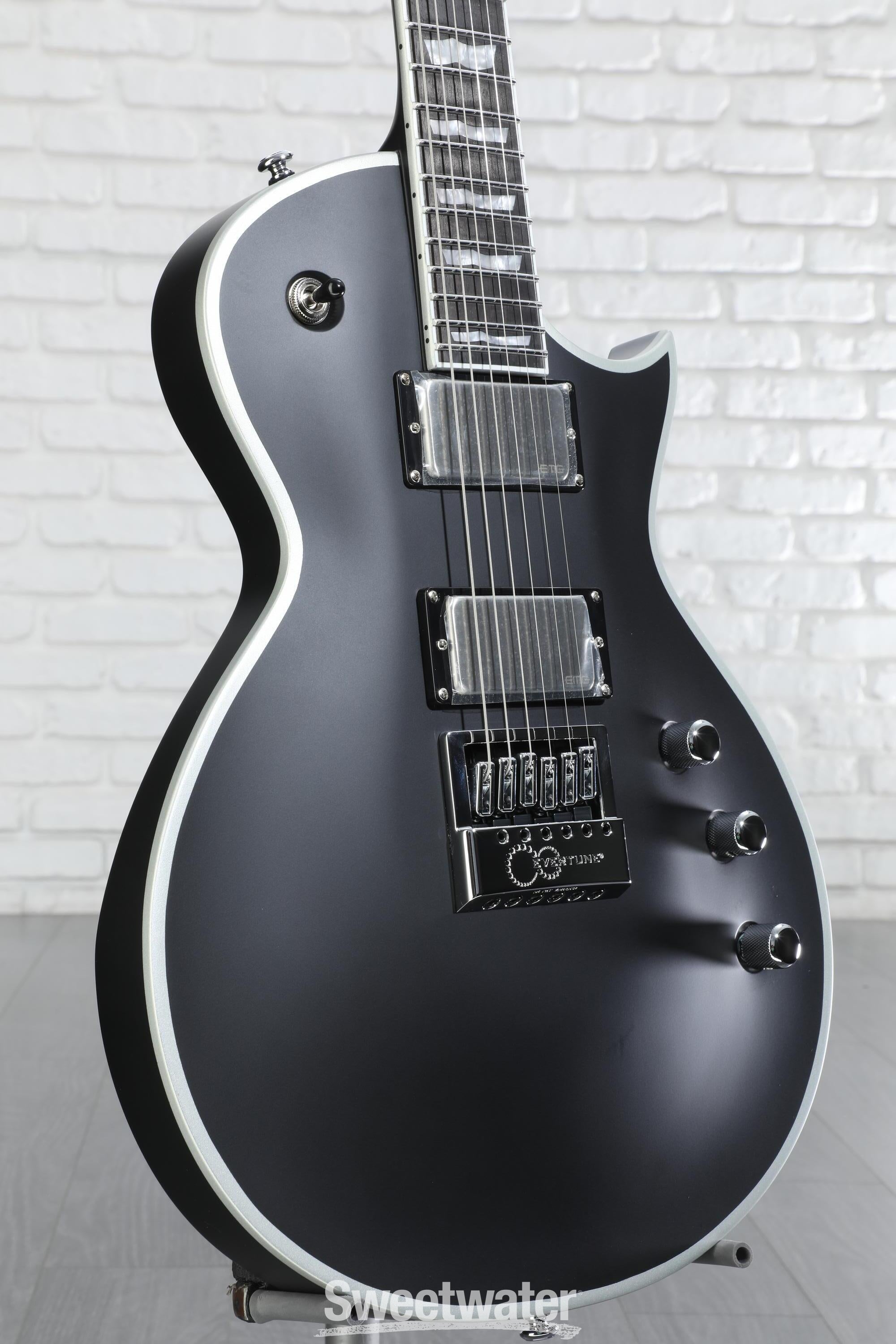 ESP LTD EC-1000 Evertune BB Electric Guitar - Black Satin